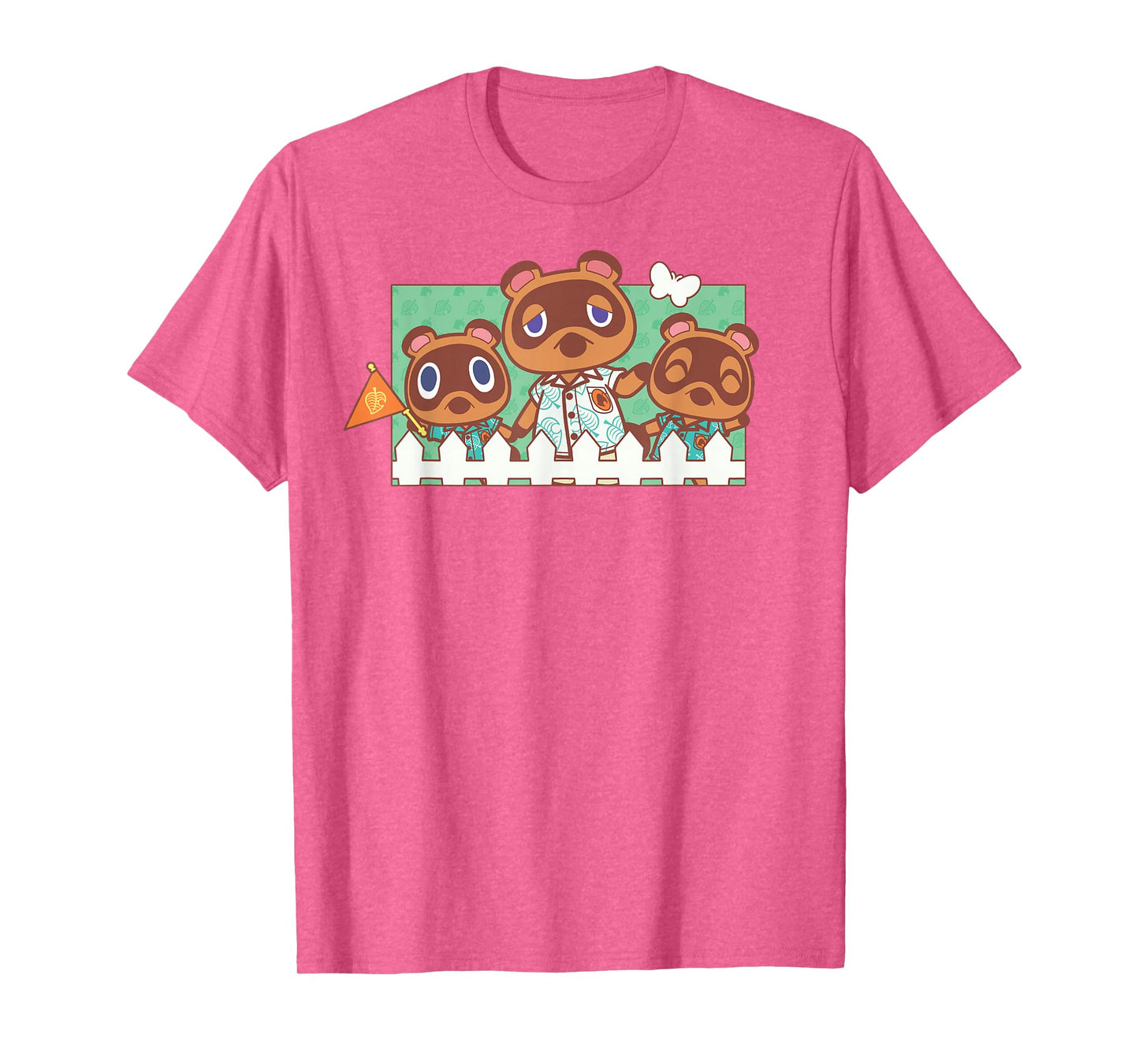 Animal Crossing: New Horizons Tom Nook Family Panel T-Shirt