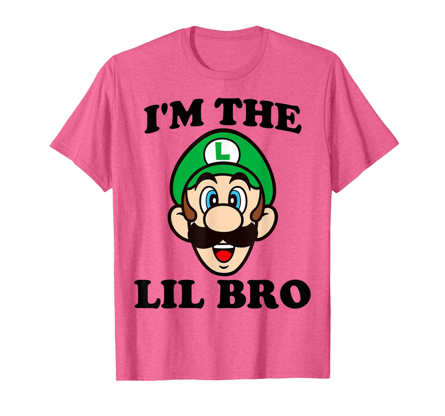 Nintendo Super Mario Luigi Lil Bro Graphic T-Shirt T-Shirt