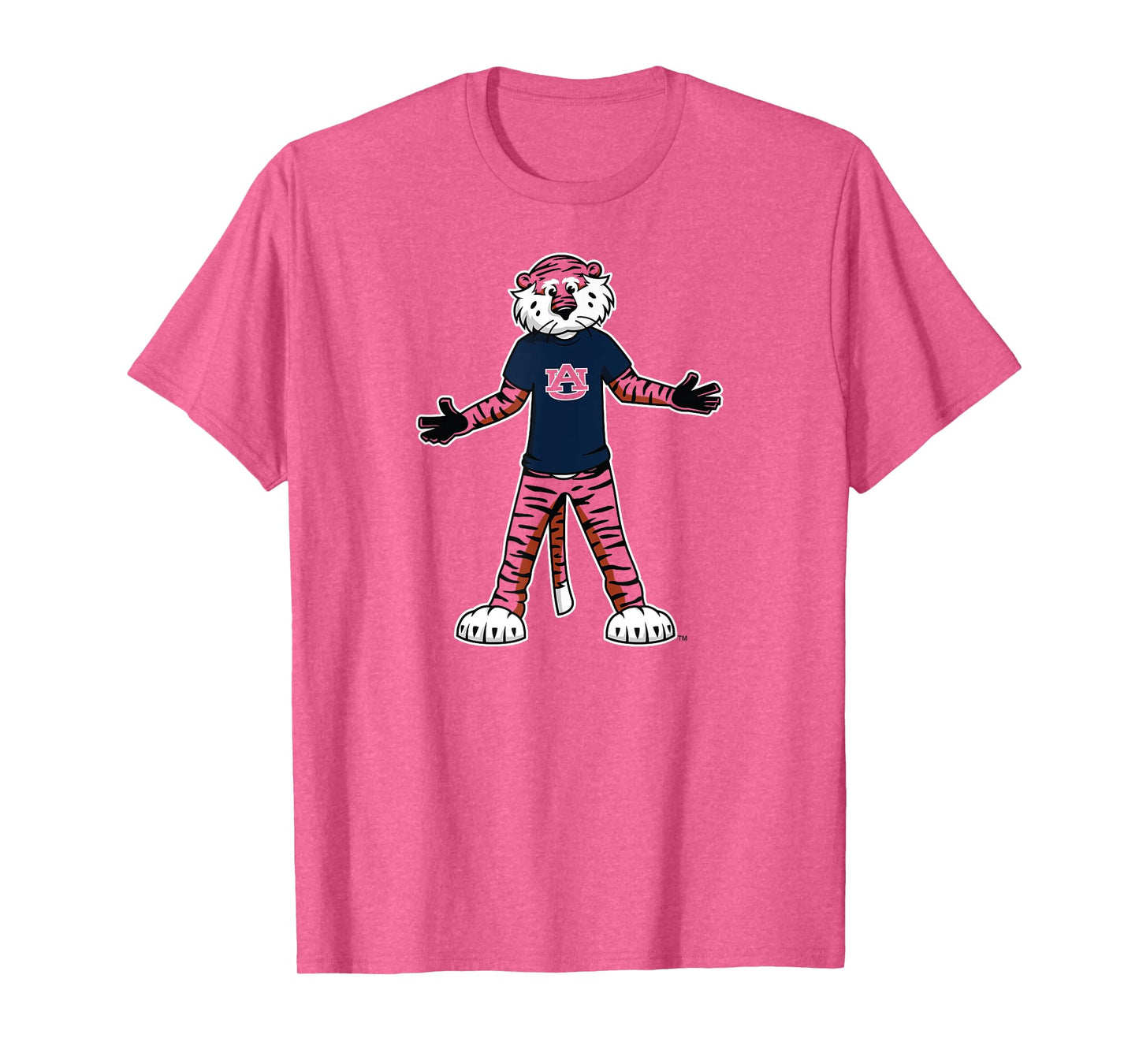 Auburn Tigers Aubie Mascot Orange Officially Licensed T-Shirt