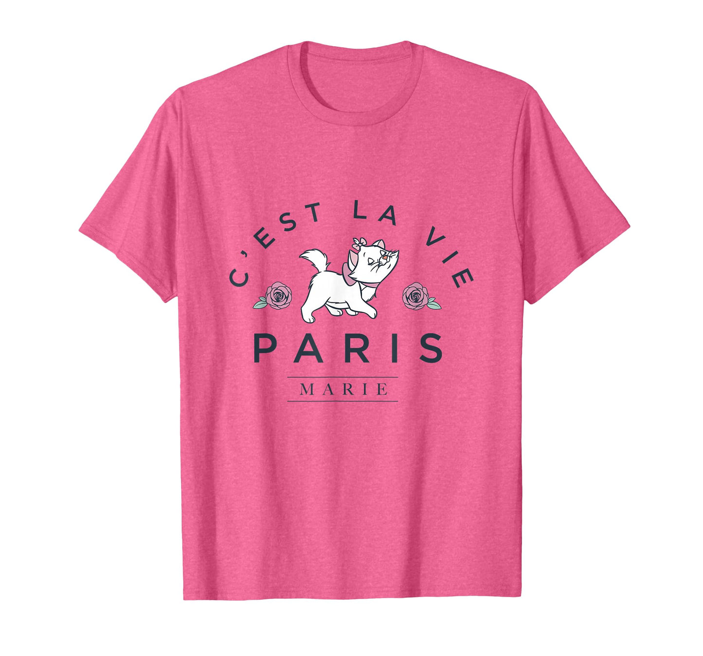 Disney The Aristocats Marie in Paris Floral Vibes T-Shirt