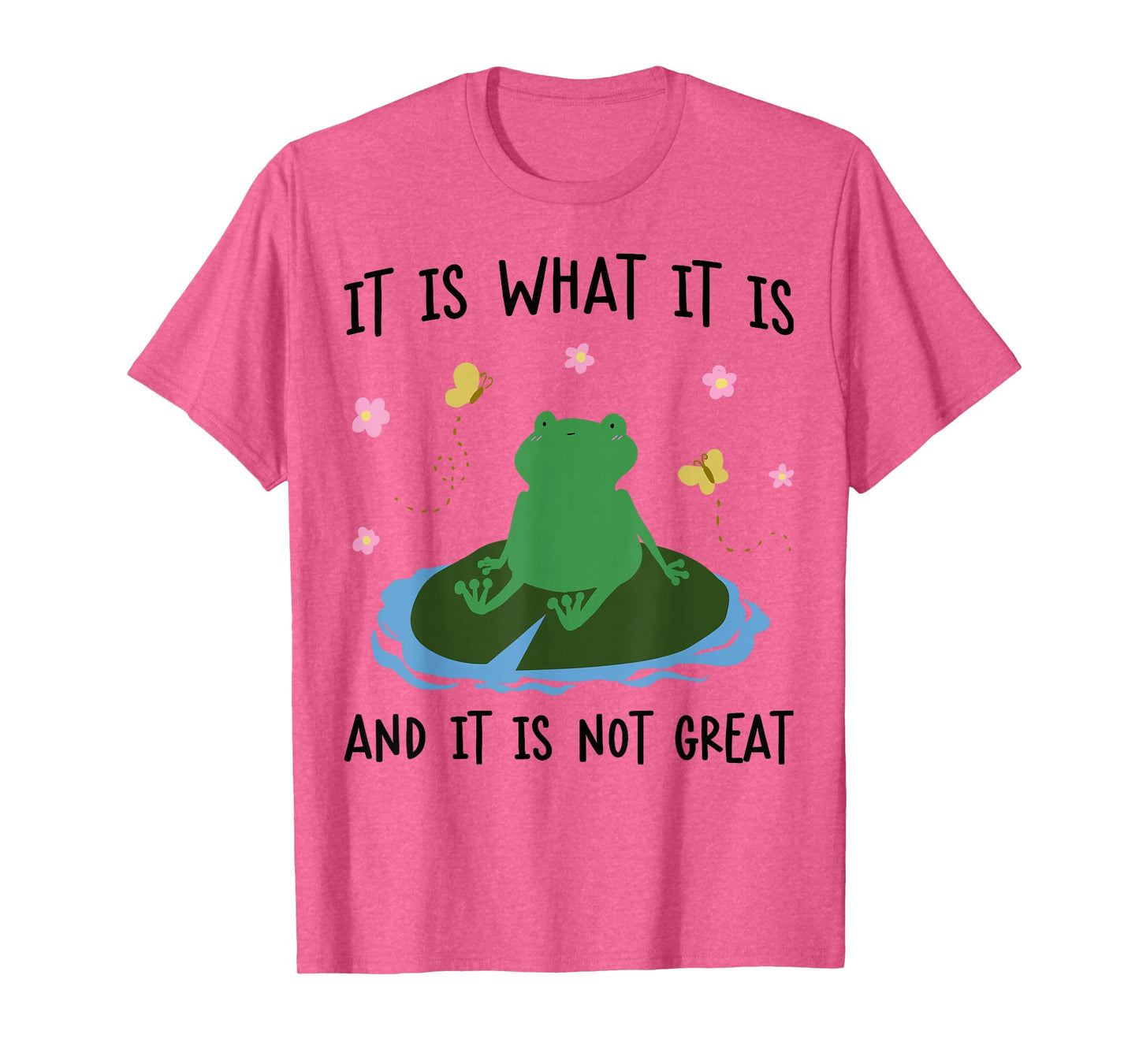It is What It is and It is Not Great Frog Lover T-Shirt