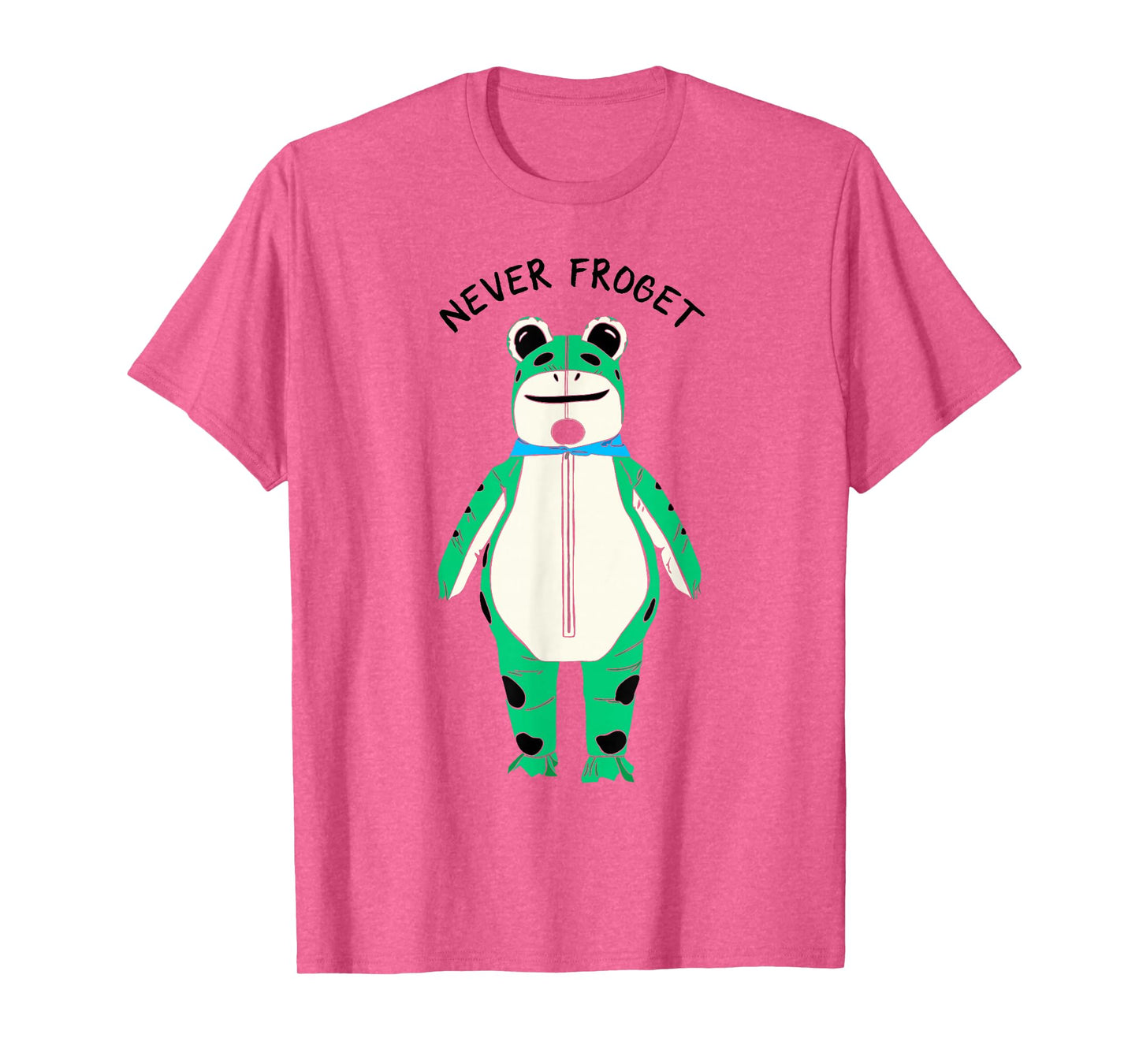 Never Froget Inflatable Frog Costume Graphic T-Shirt