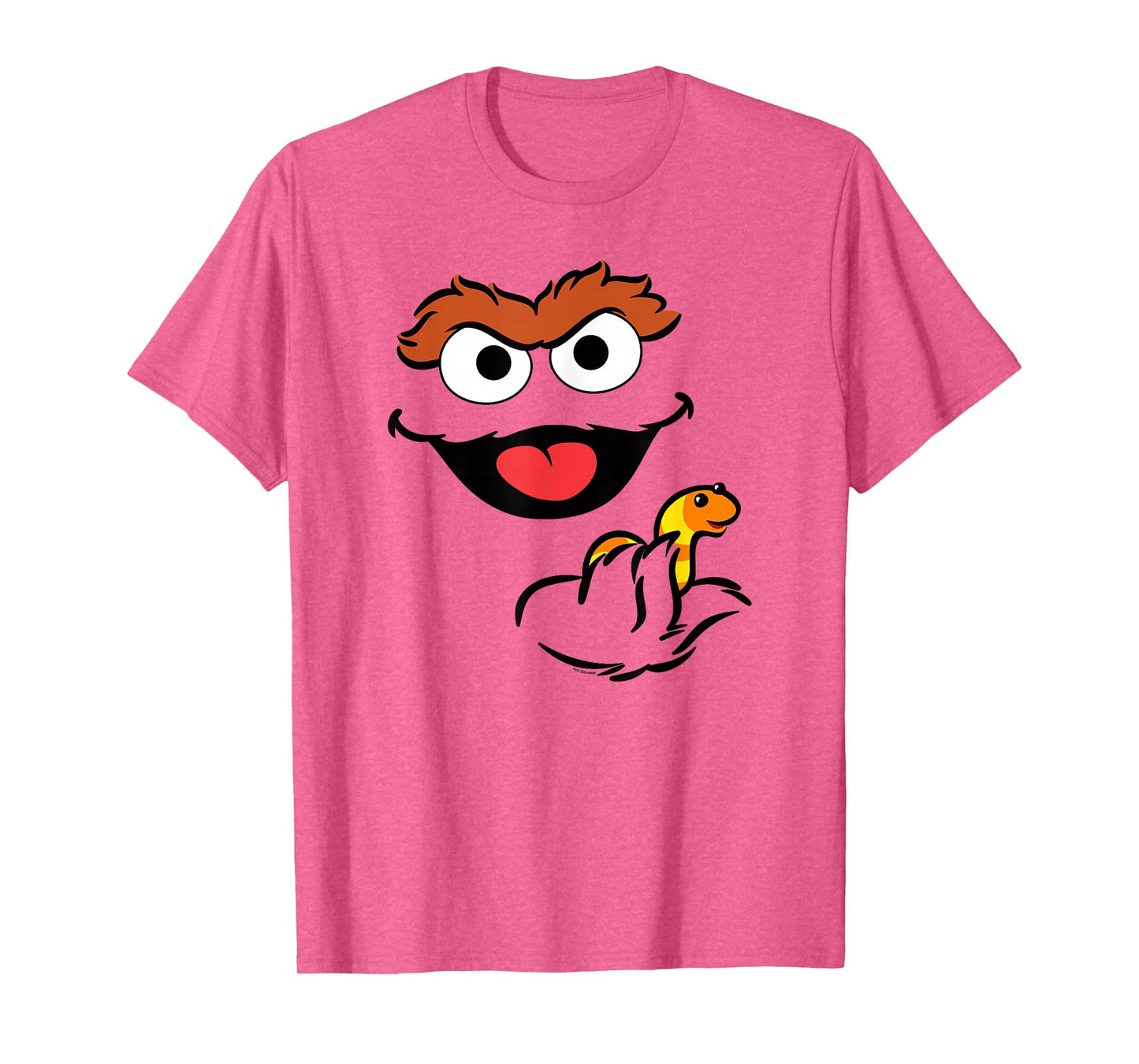 Sesame Street Oscar Holding Slimey Halloween Costume T-Shirt