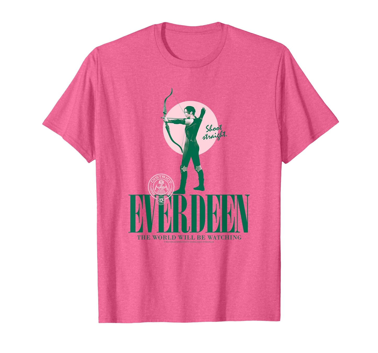 The Hunger Games Shoot Straight Katniss Everdeen Movie T-Shirt