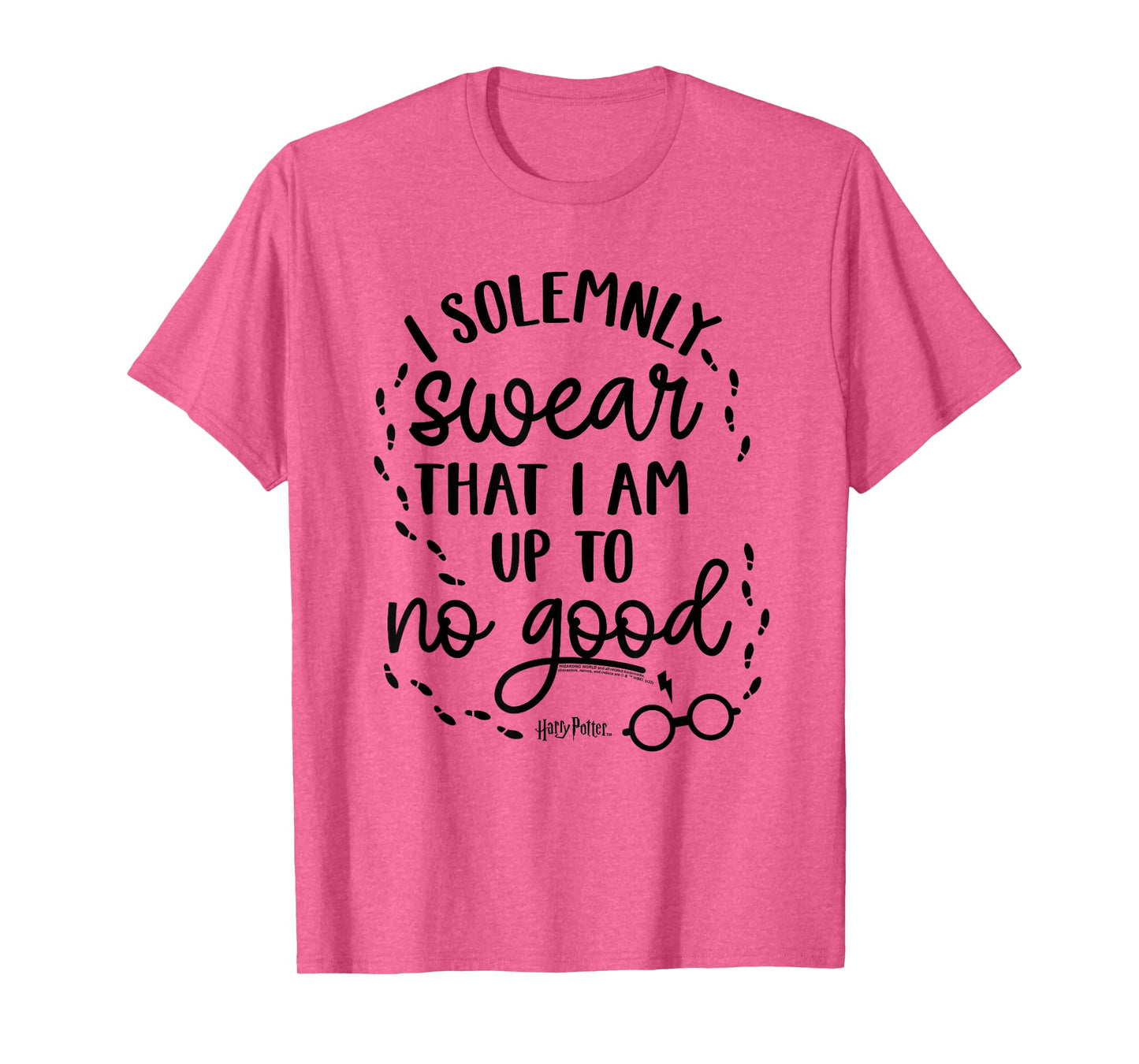 Harry Potter Up to No Good on White T-Shirt