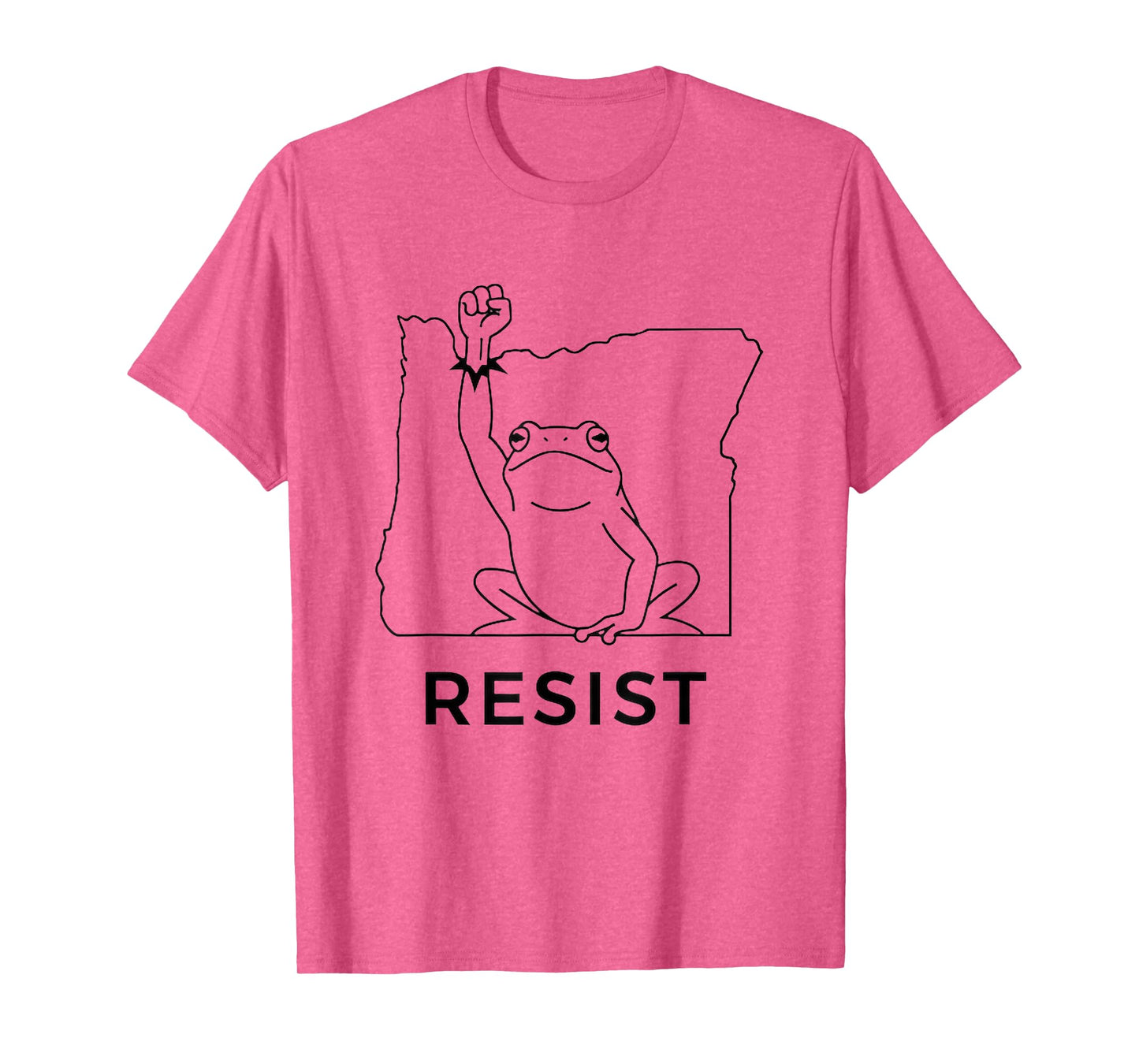 Portland Frog Protest Shirt Funny Portland Frog T-Shirt