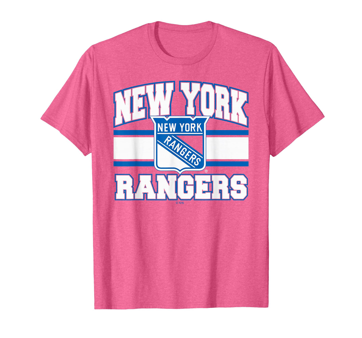 New York Rangers Stripe Red Officially Licensed T-Shirt
