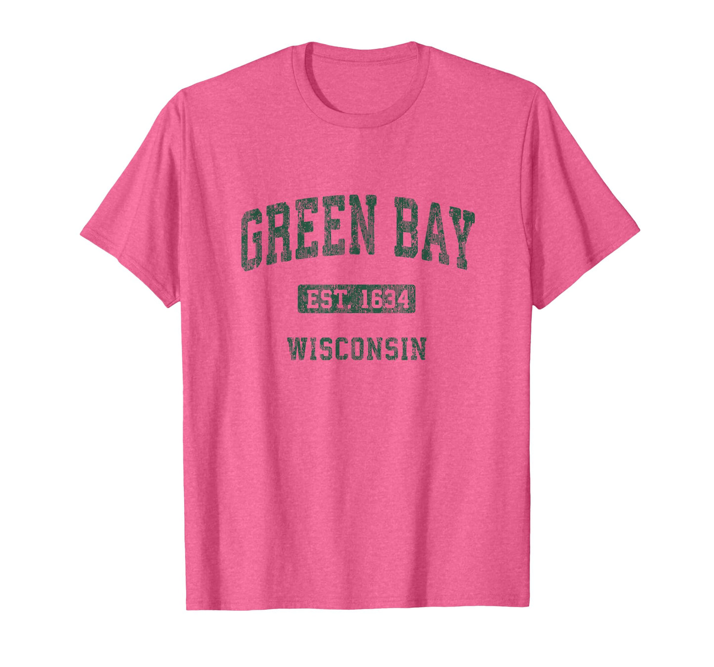 Green Bay Wisconsin WI Vintage Athletic Sports Design T-Shirt