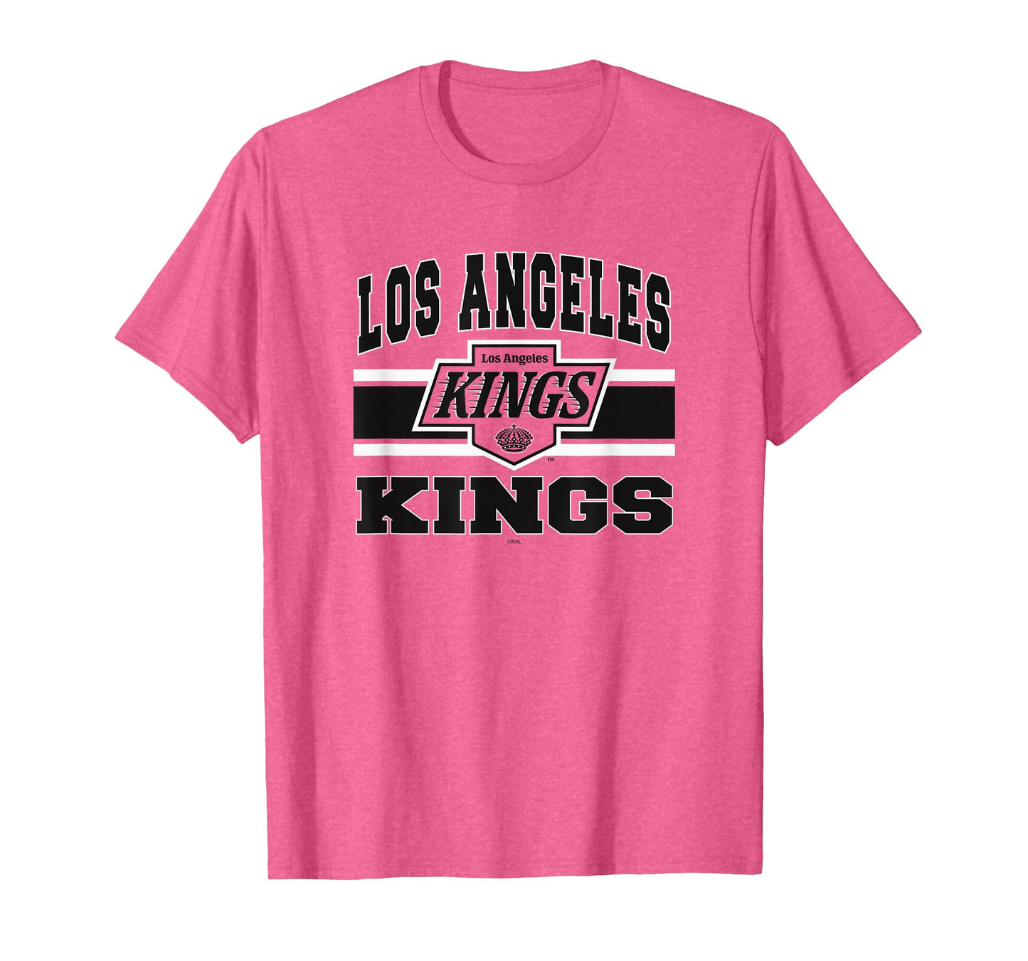 Los Angeles Kings Stripe Gray Officially Licensed T-Shirt