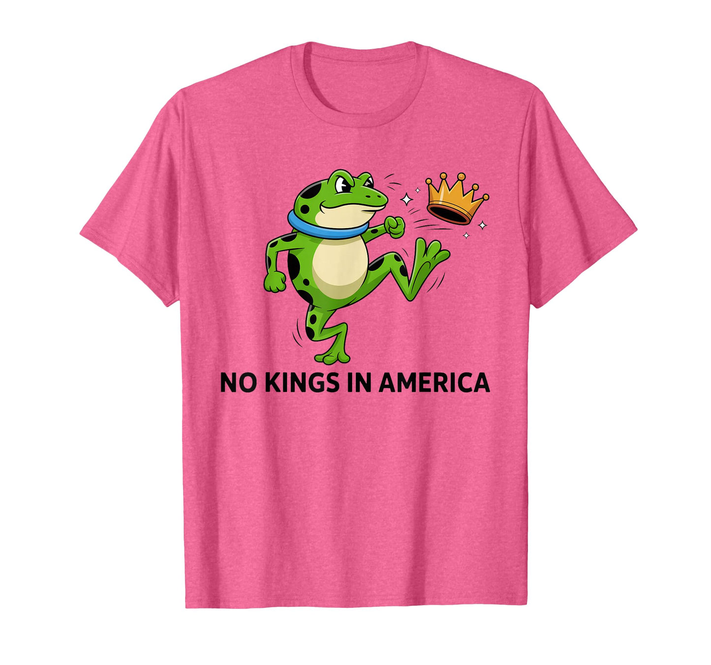 Frog No Kings in America We The People Political T-Shirt