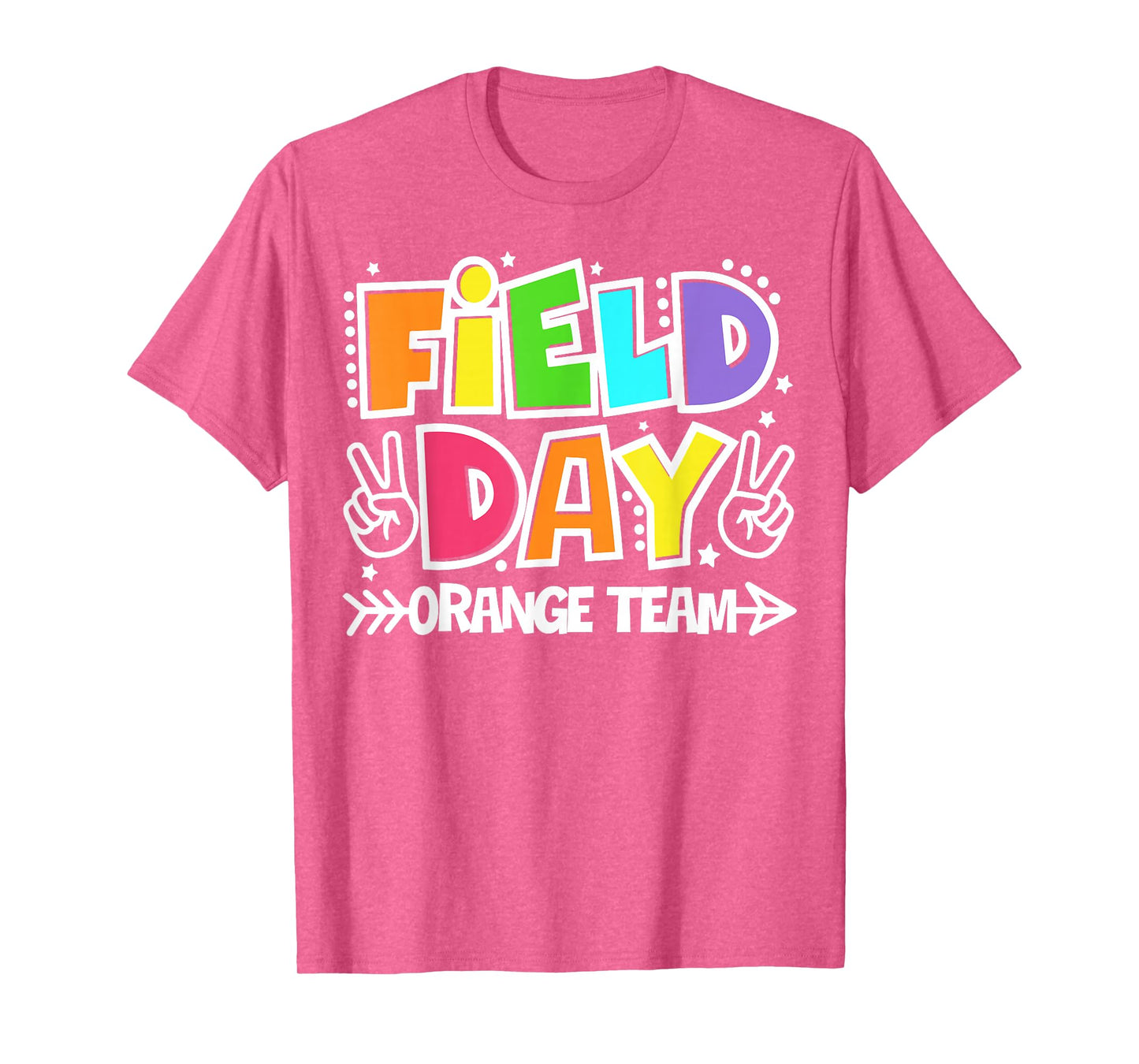 Field Day Orange Team Funny For Teacher Kids Field Day Games T-Shirt