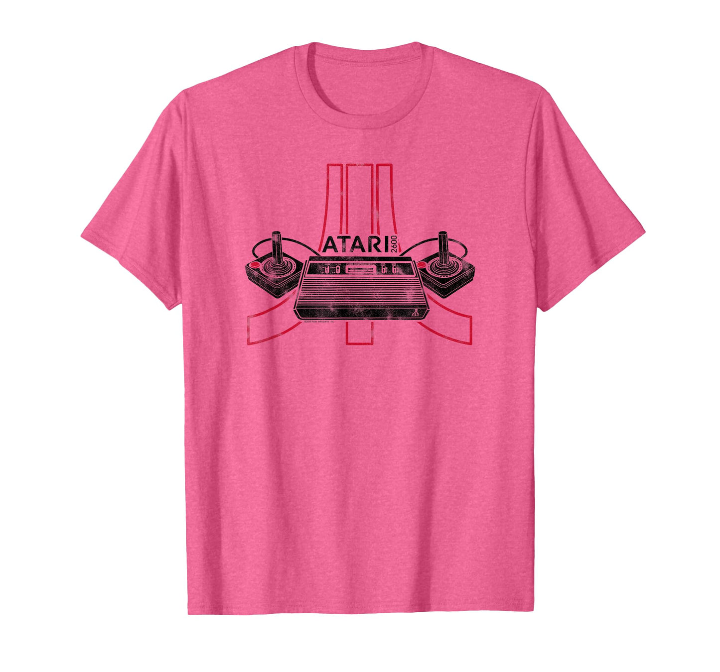 ATARI 2600 Gaming Console & Joysticks Logo T-Shirt