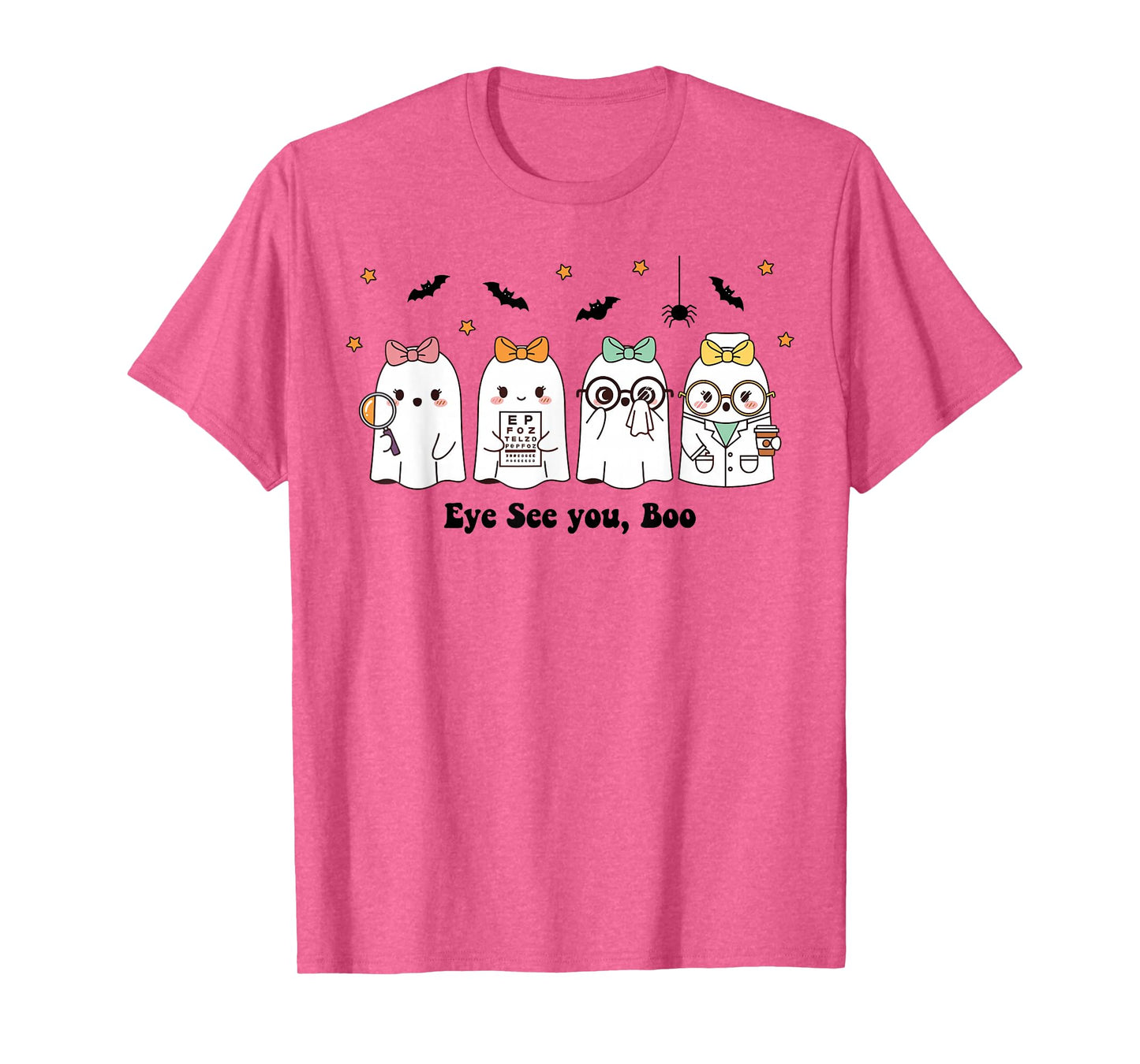 Ghost Optometry Halloween for Ophthalmologist Eye Doctor T-Shirt