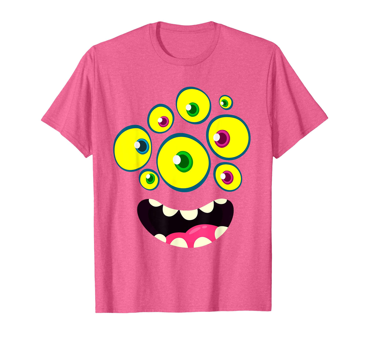 Cute Monster Face Halloween Group Costume Kids Boys T-Shirt