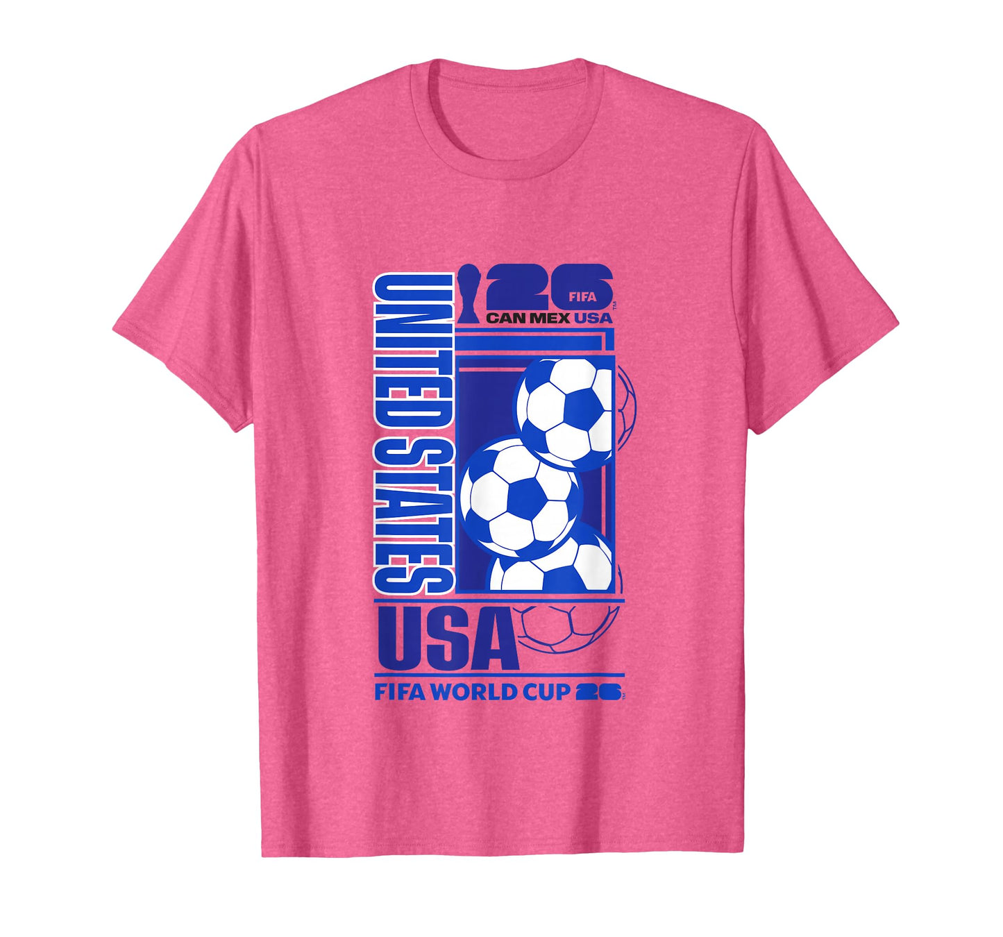 FIFA WORLD CUP26 USA Host Country Football T-Shirt