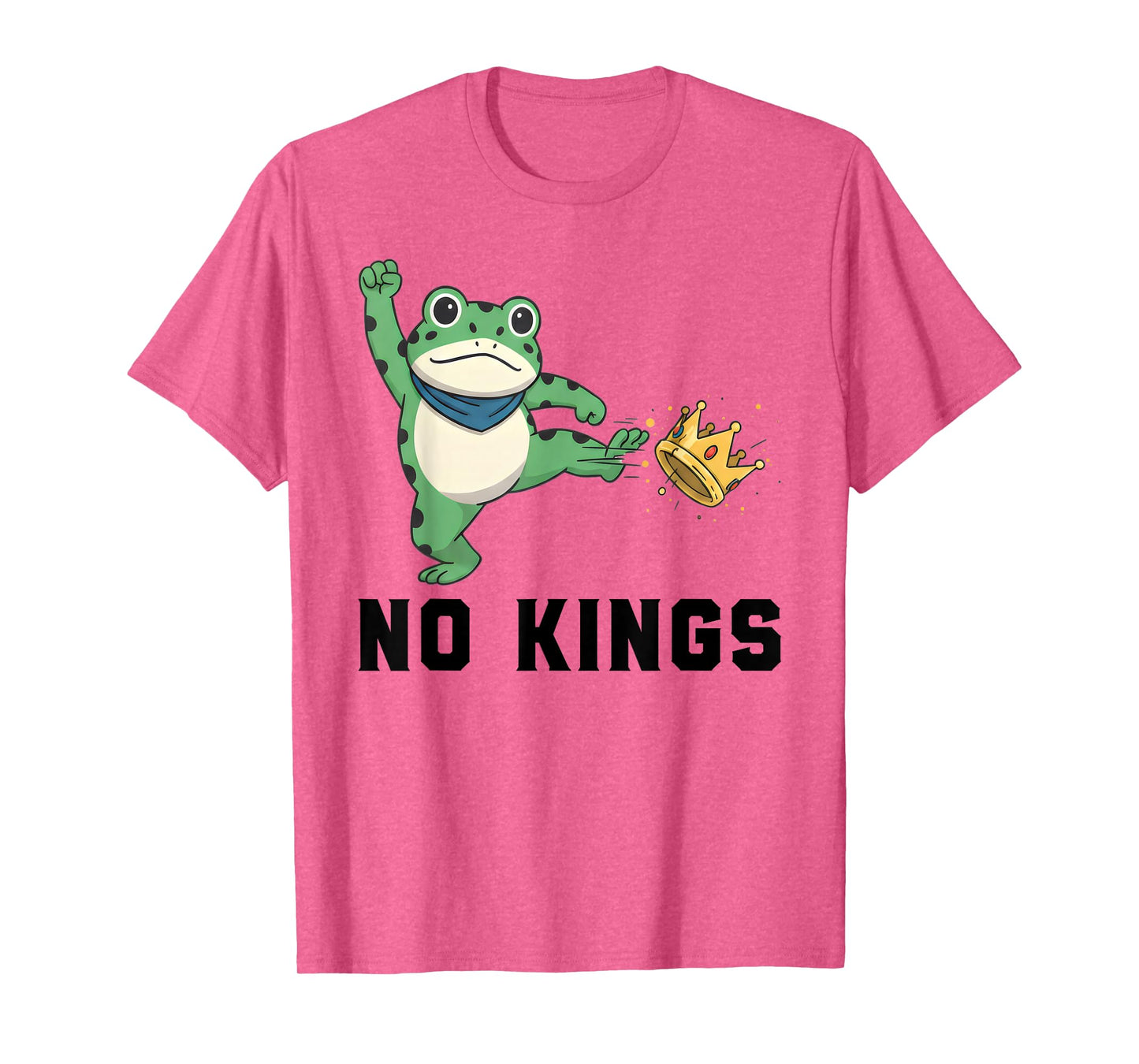 NO Kings Portland Frog Protest Slogan - Resist Statement USA T-Shirt