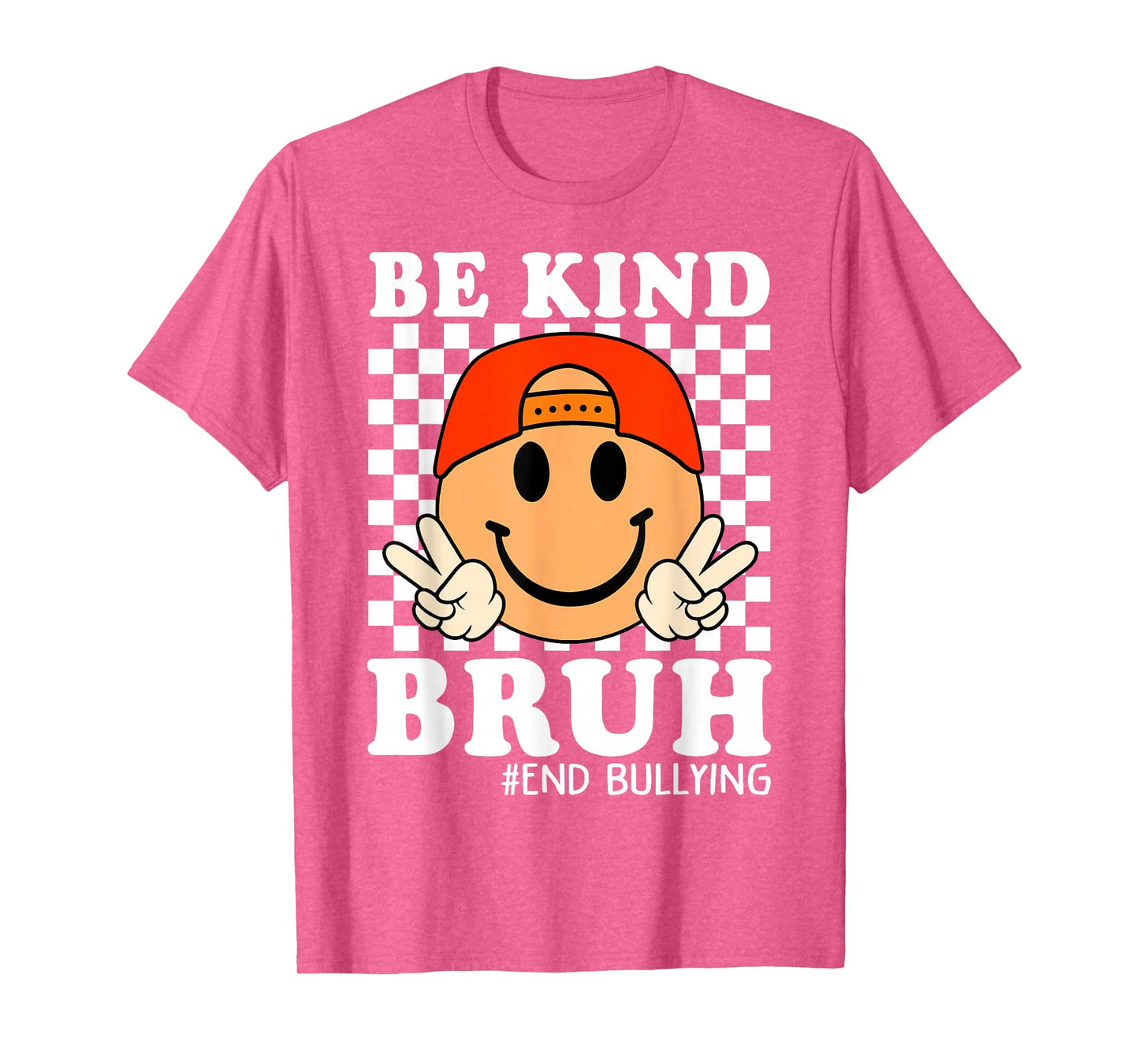 Bruh Be Kind Unity Day Orange Boy Kid Anti Bullying Kindness T-Shirt