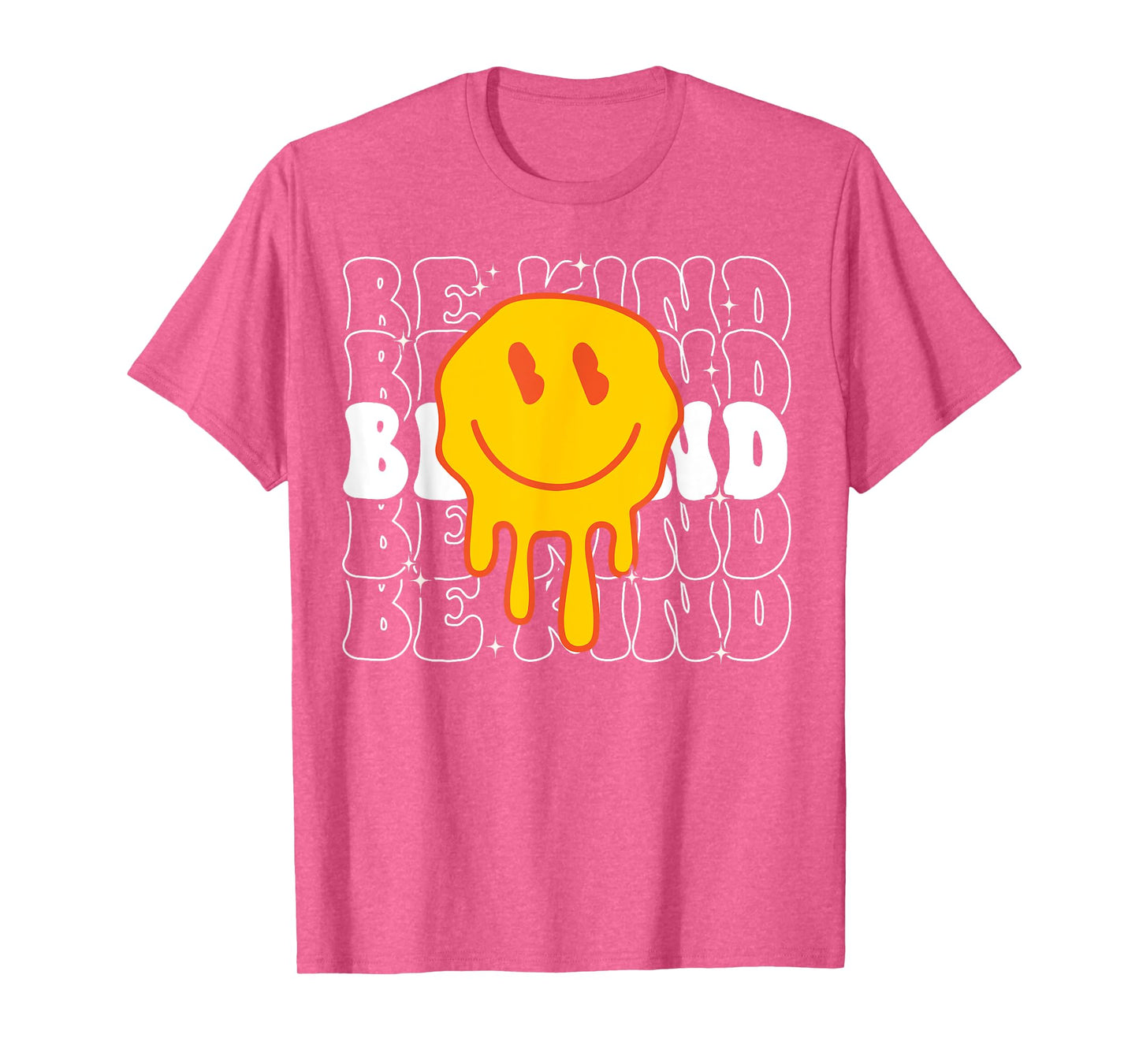 Unity Day Be Kind Kindness Smile Face Orange Groovy Boy Girl T-Shirt