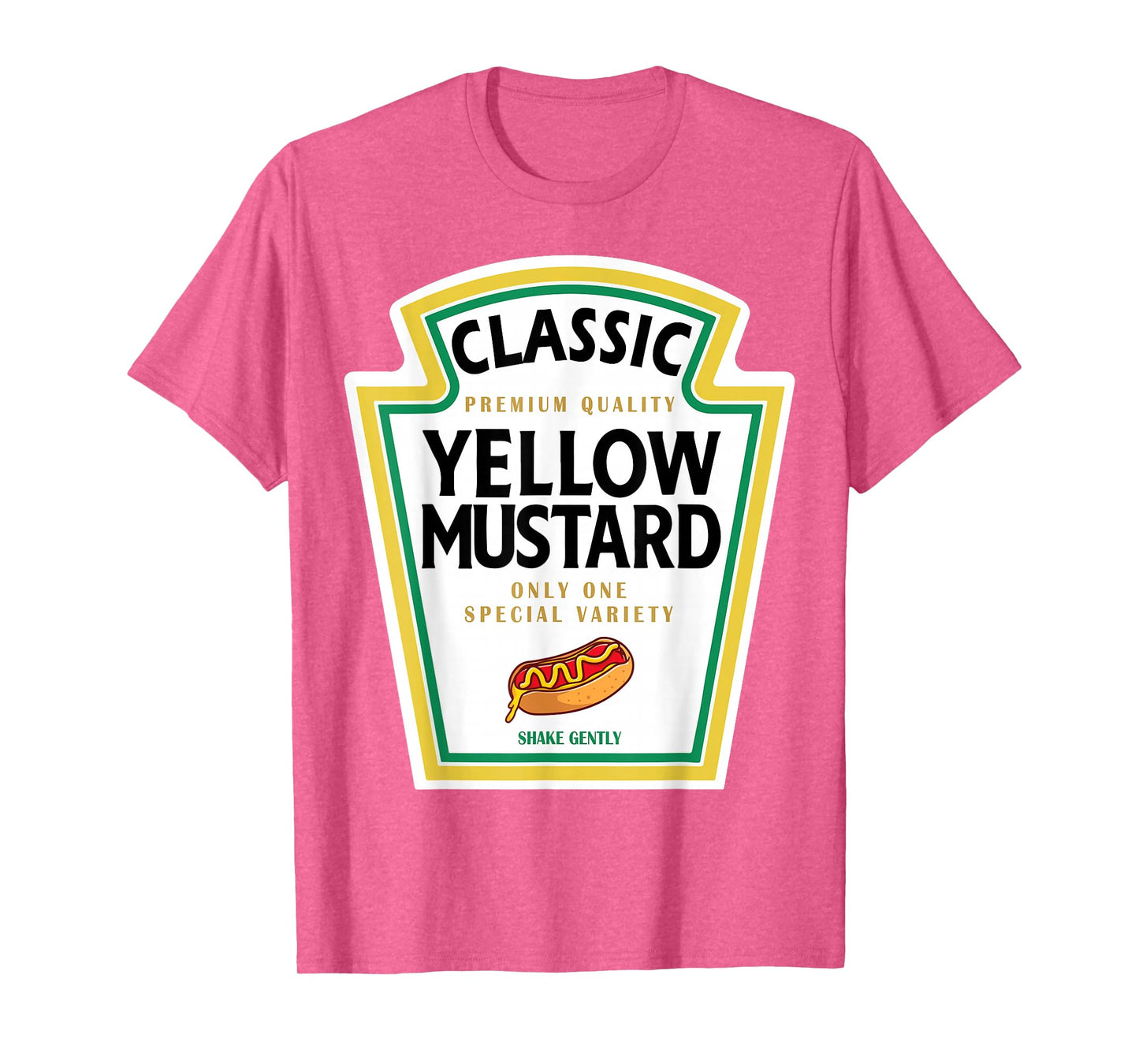 Yellow Mustard DIY Halloween Costume Matching Group Mustard T-Shirt