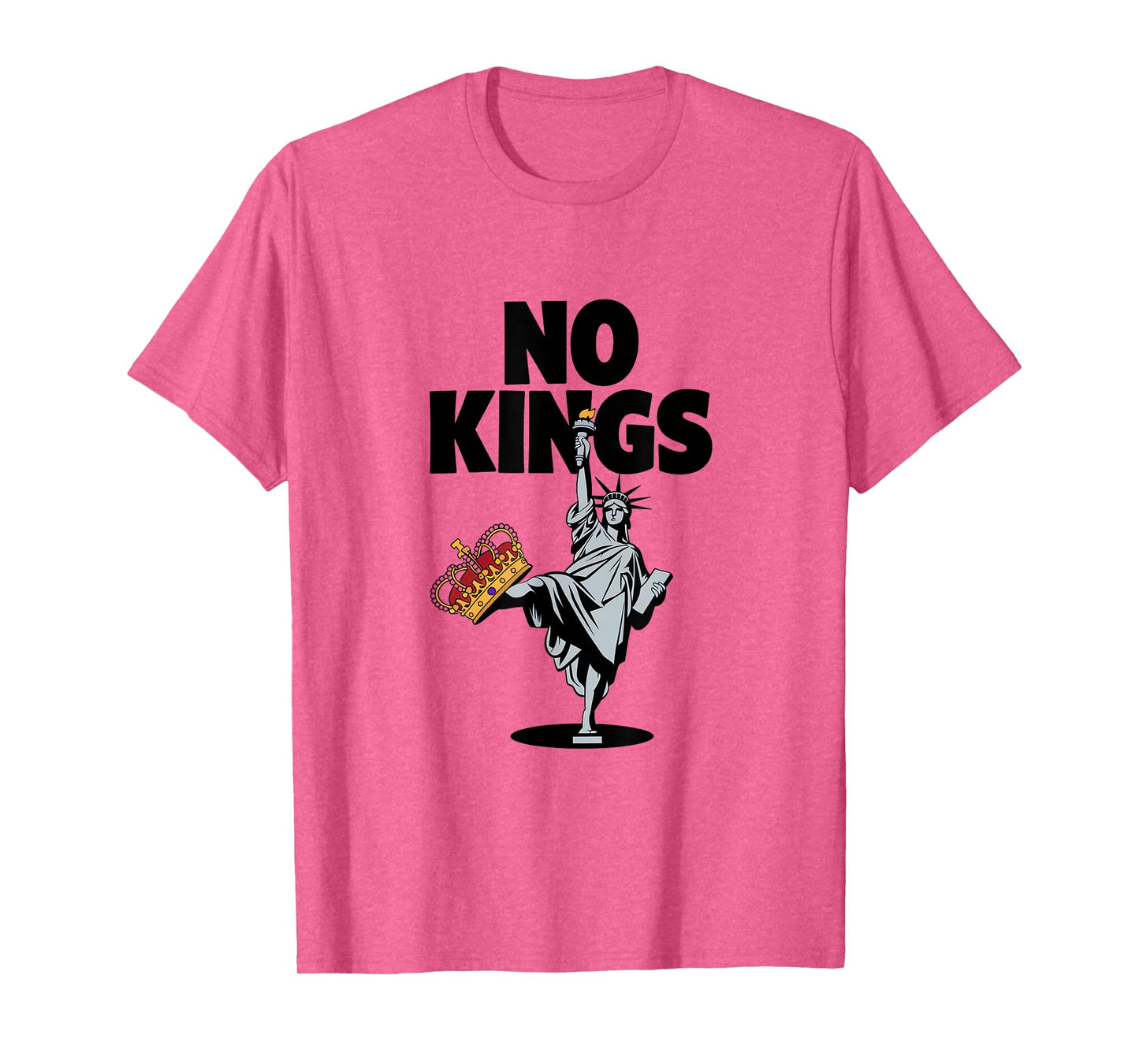 No Kings In America Statue Of Liberty Patriotic T-Shirt