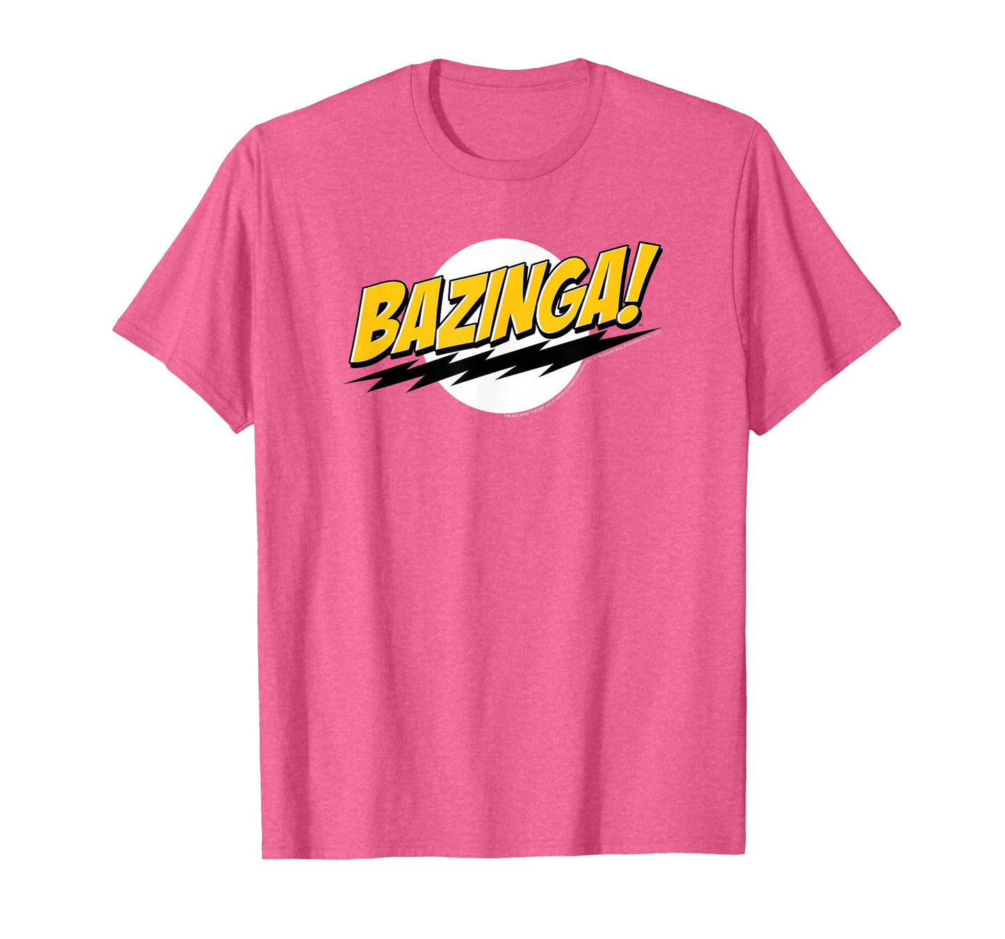 The Big Bang Theory Bazinga! Classic Logo Funny TV Show T-Shirt