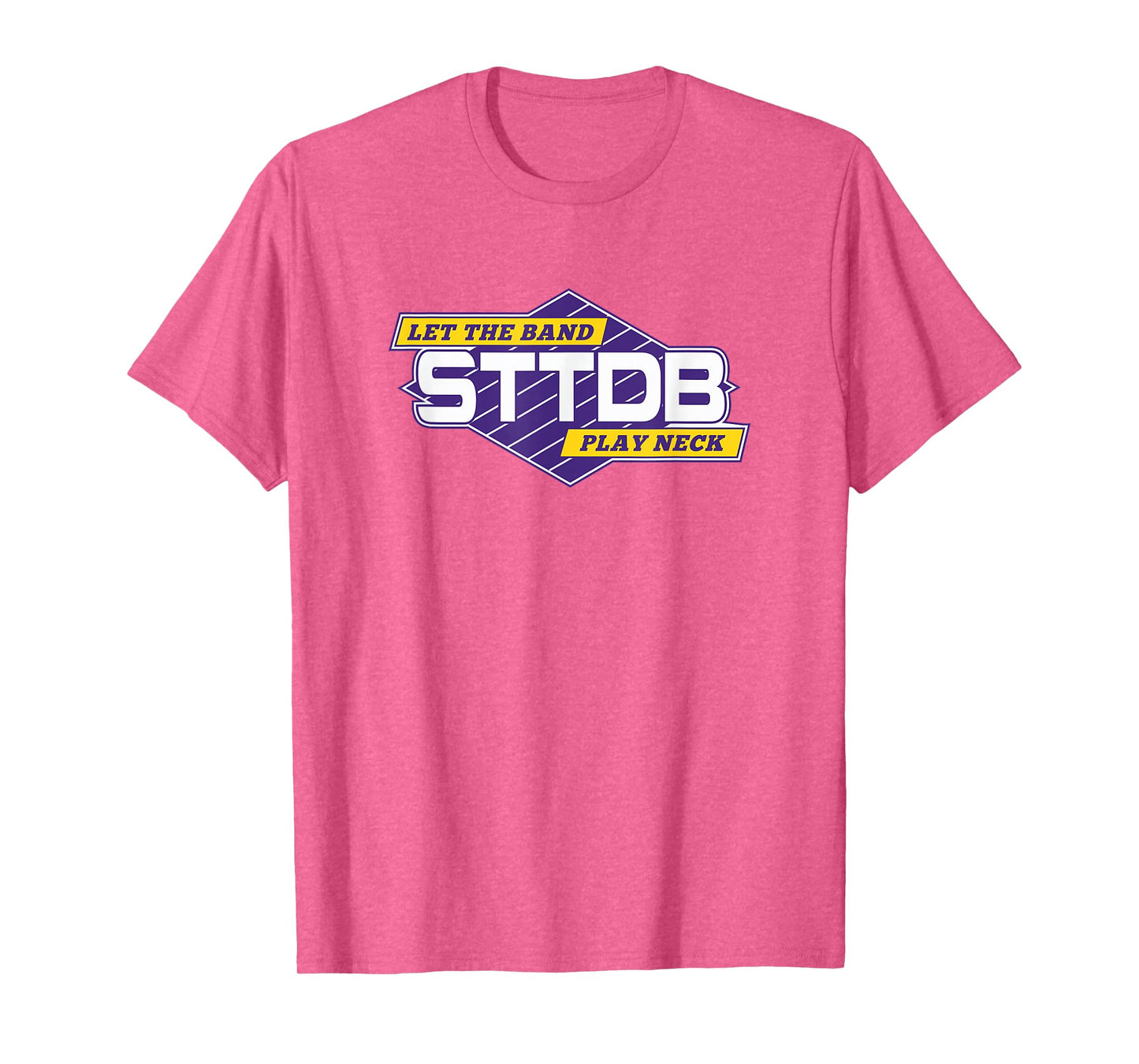 Retro STTDB Let the Band Play Neck Purple and Gold T-Shirt