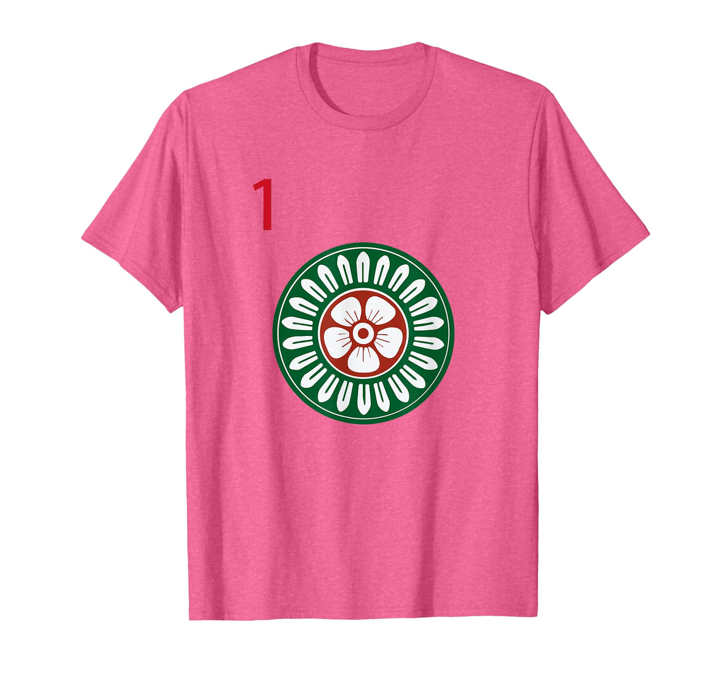 Chinese Mah Jong Dots Pinzu One Tile Mahjong Costume T-Shirt