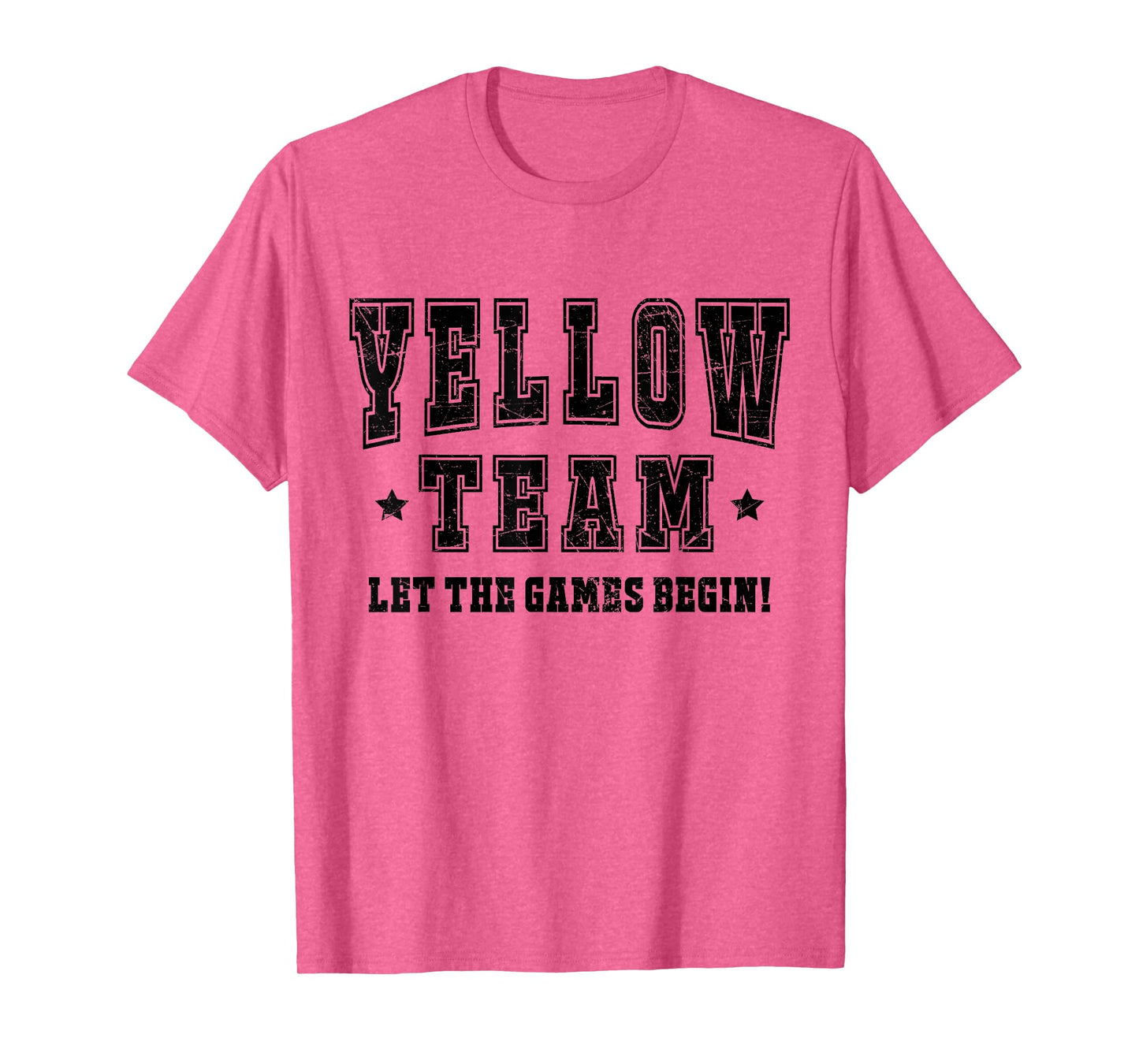 Yellow Team Field Day Spirit Squad Let The Games Begin 2026 T-Shirt