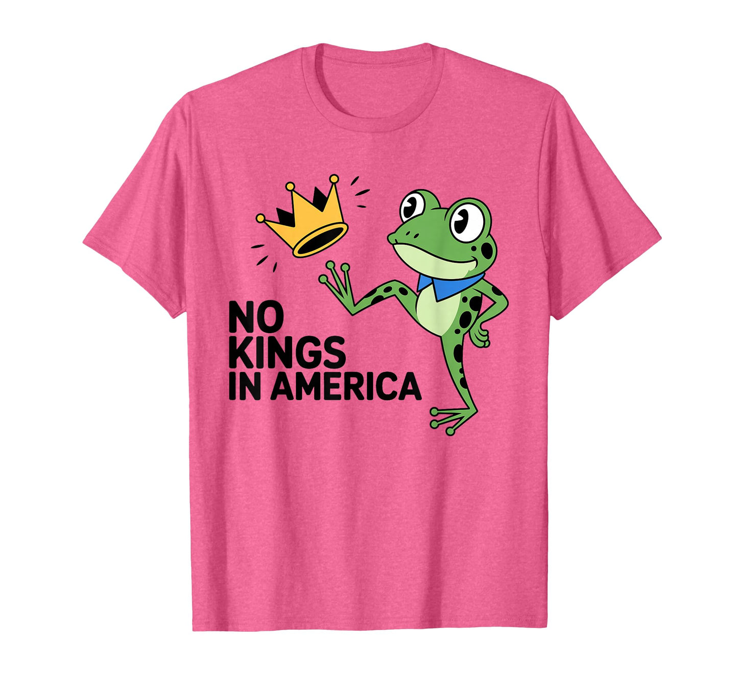 Frog No Kings in America We The People Political T-Shirt