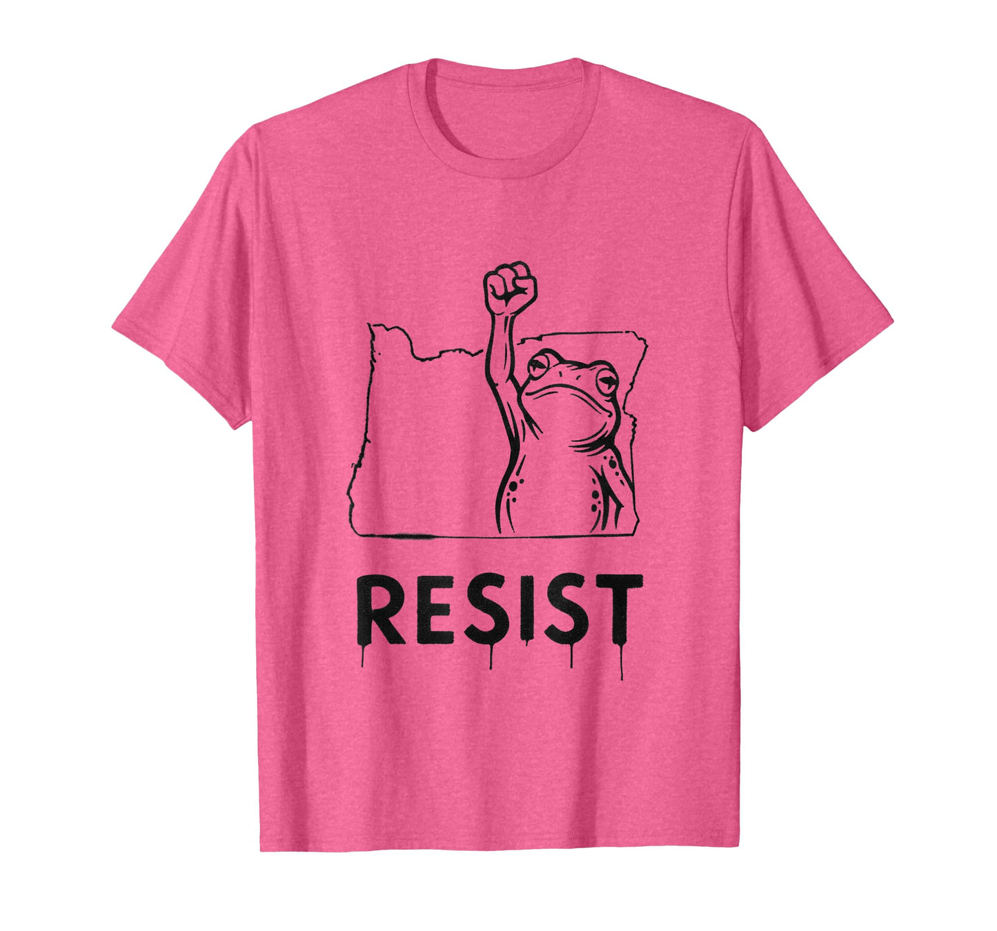 Portland Frog Protest Shirt Funny Portland Frog T-Shirt