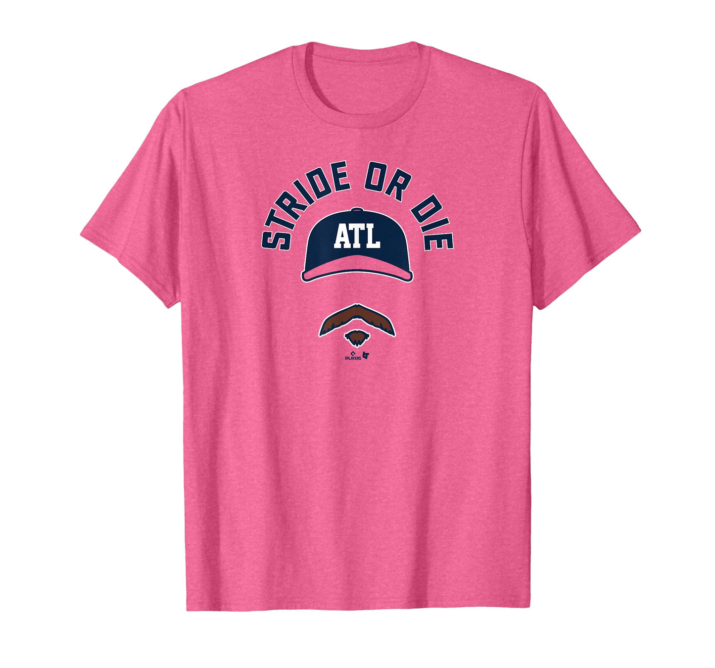 BreakingT Spencer Strider: Stride Or Die Unisex Adult Red Short Sleeve T-Shirt - Small