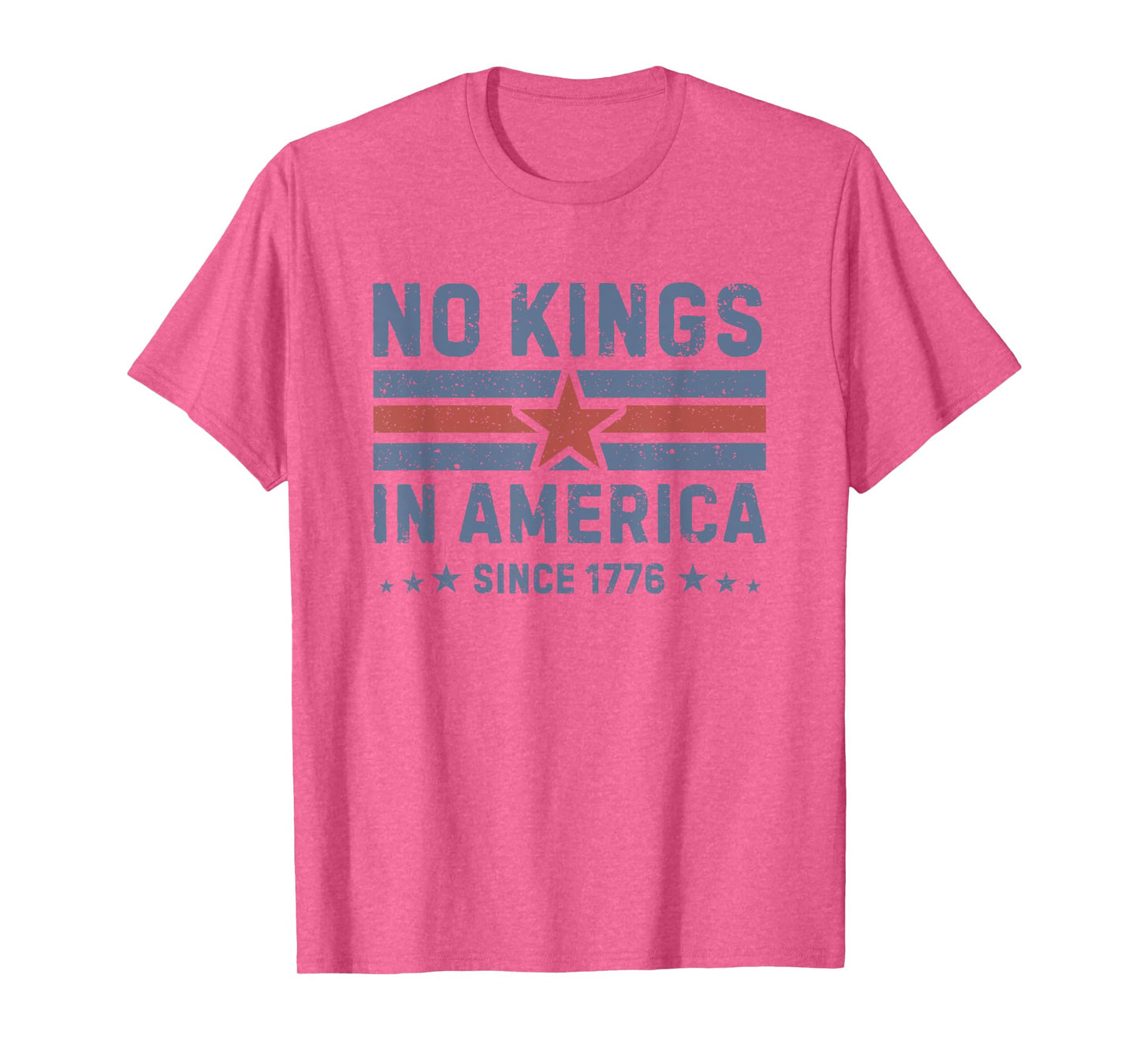 No Kings In America Since 1776 - Vintage T-Shirt
