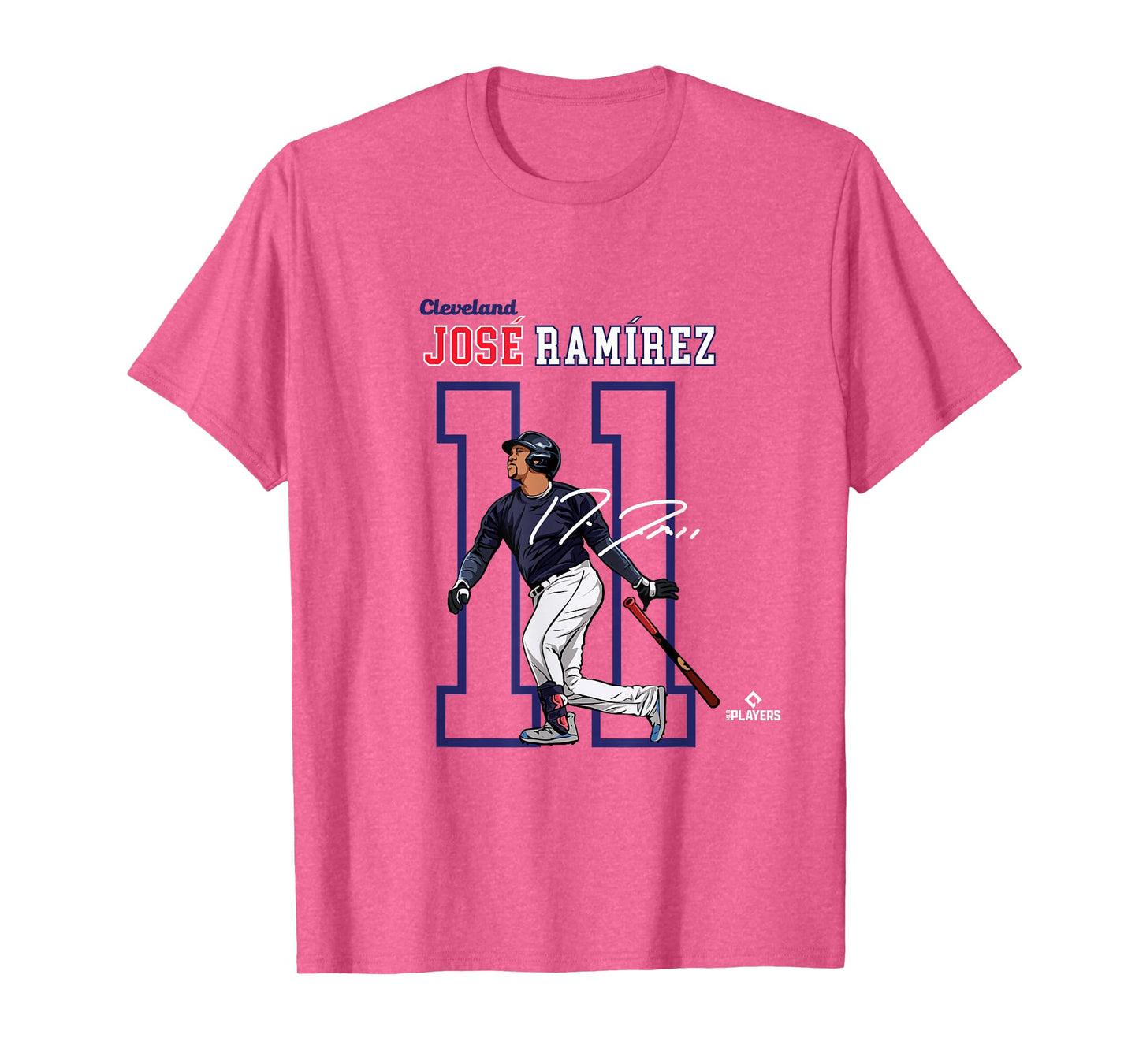 Jose Ramirez | Cleveland Baseball Players | MLBRMR3004 T-Shirt