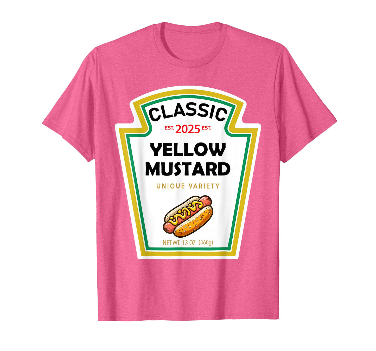 Yellow Mustard DIY Halloween Costume Matching Groupe Mustard T-Shirt