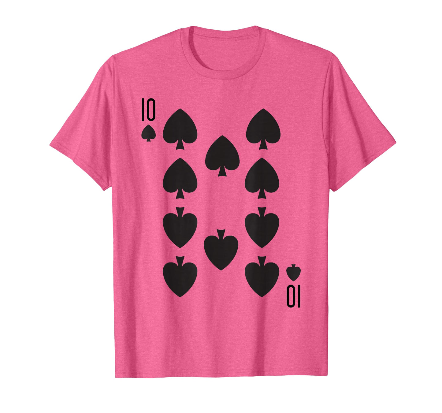 Ten of Spades | Royal Flush Group Costume Playing Card T-Shirt