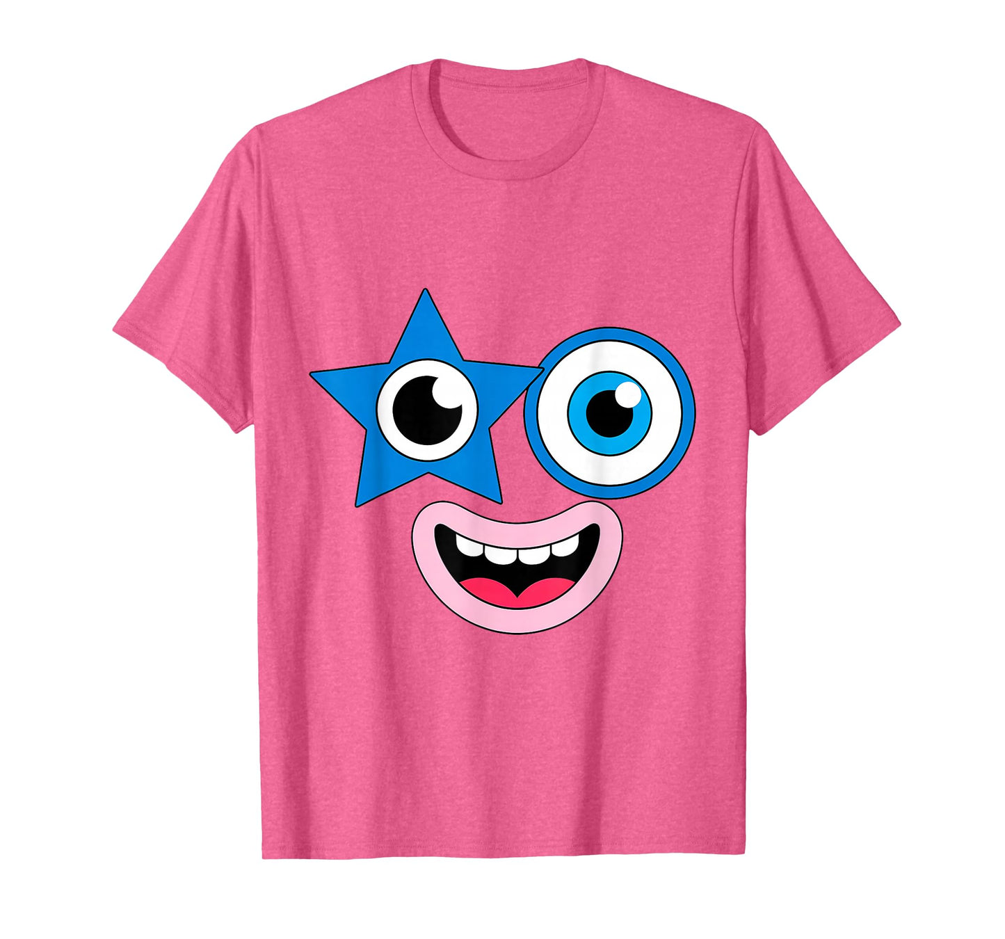 Funny Halloween Faces Costume Party Group Matching Cartoon T-Shirt