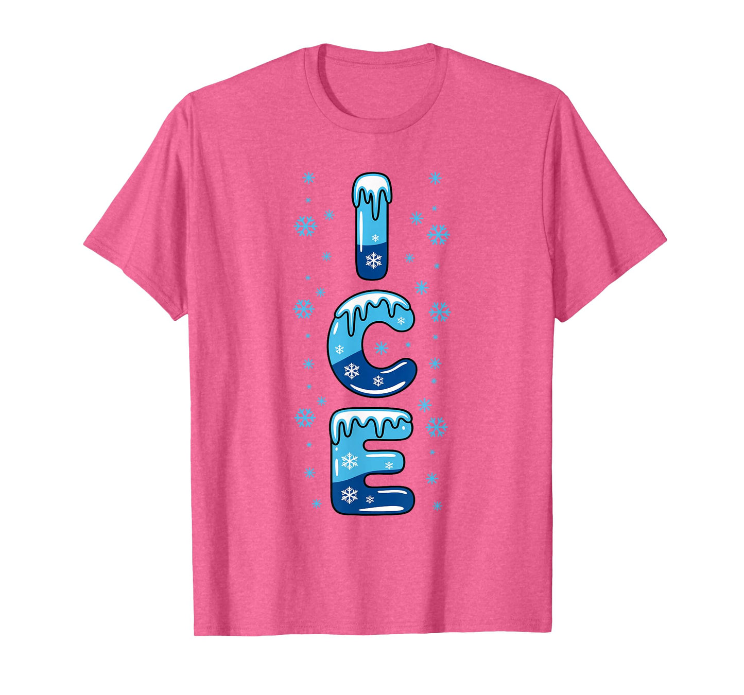 Ice Shirt Adult Kids Men Women Fire and Ice Costume T-Shirt