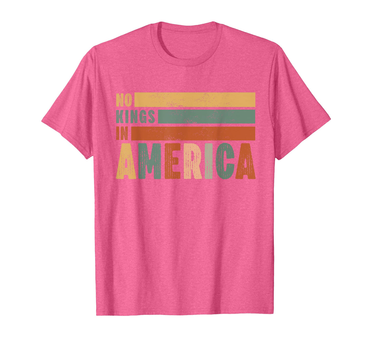 No Kings in America flag Protest Save Democracy T-Shirt
