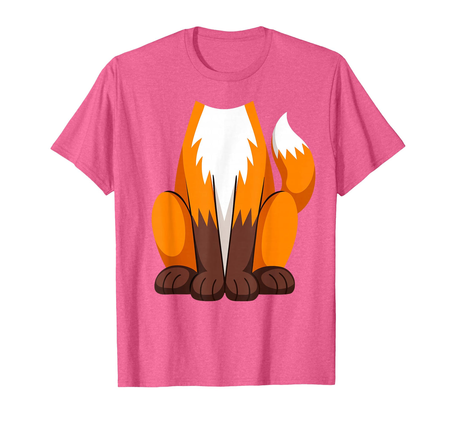 Fox Shirt Adult Men Women Kids Boy Girl Fox Body Costume T-Shirt