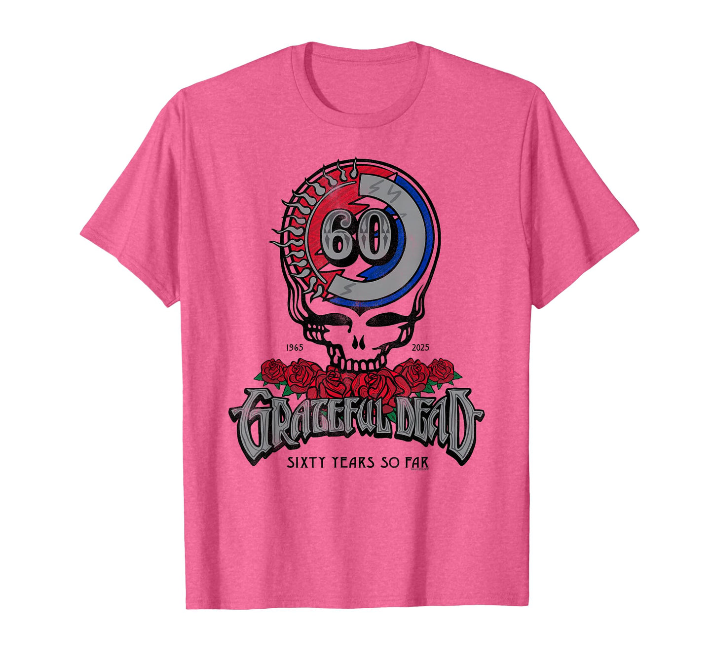 Grateful Dead Sixty Years So Far Anniversary Vintage Band T-Shirt
