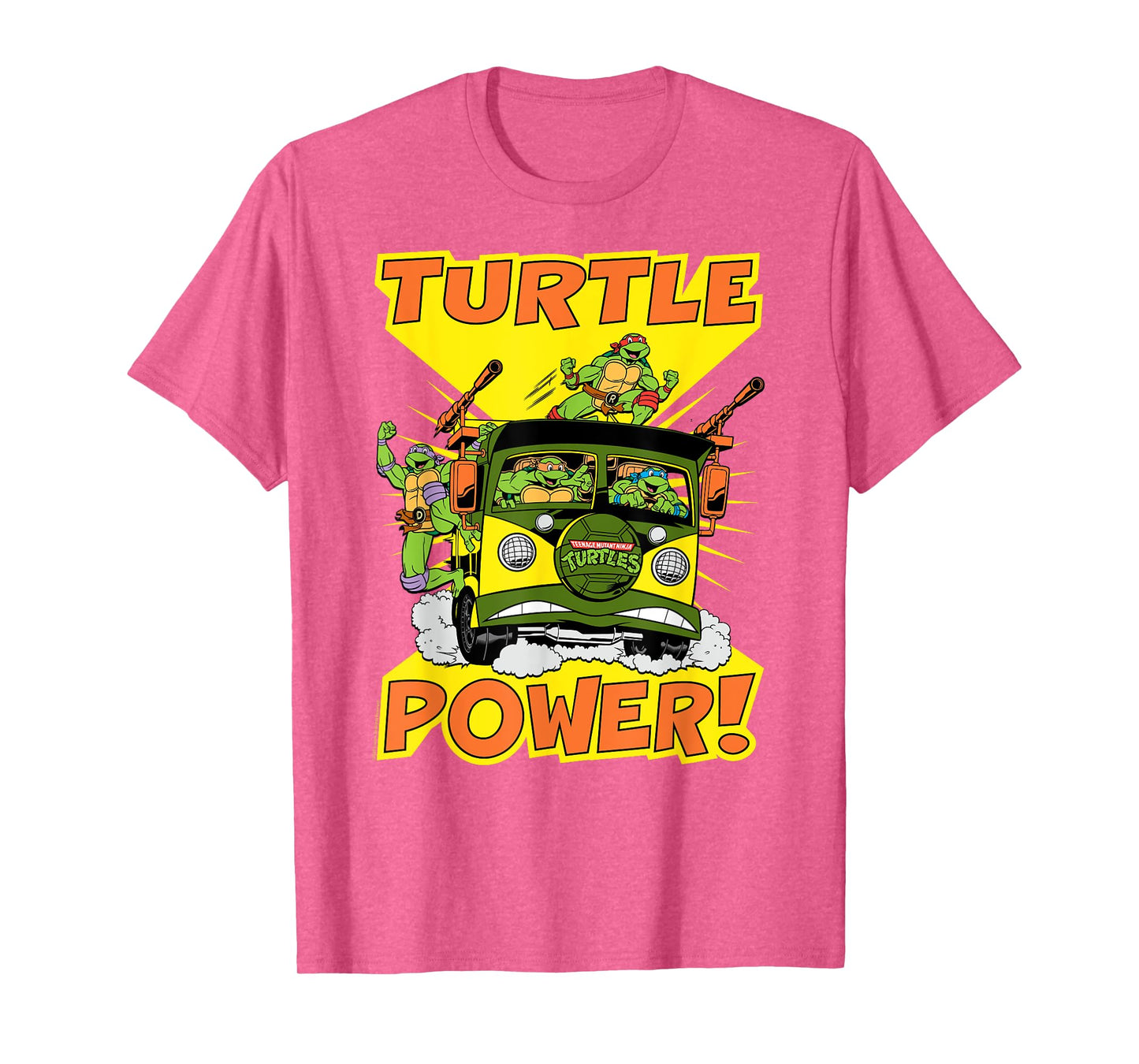 Teenage Mutant Ninja Turtles Turtle Power Van Retro T-Shirt