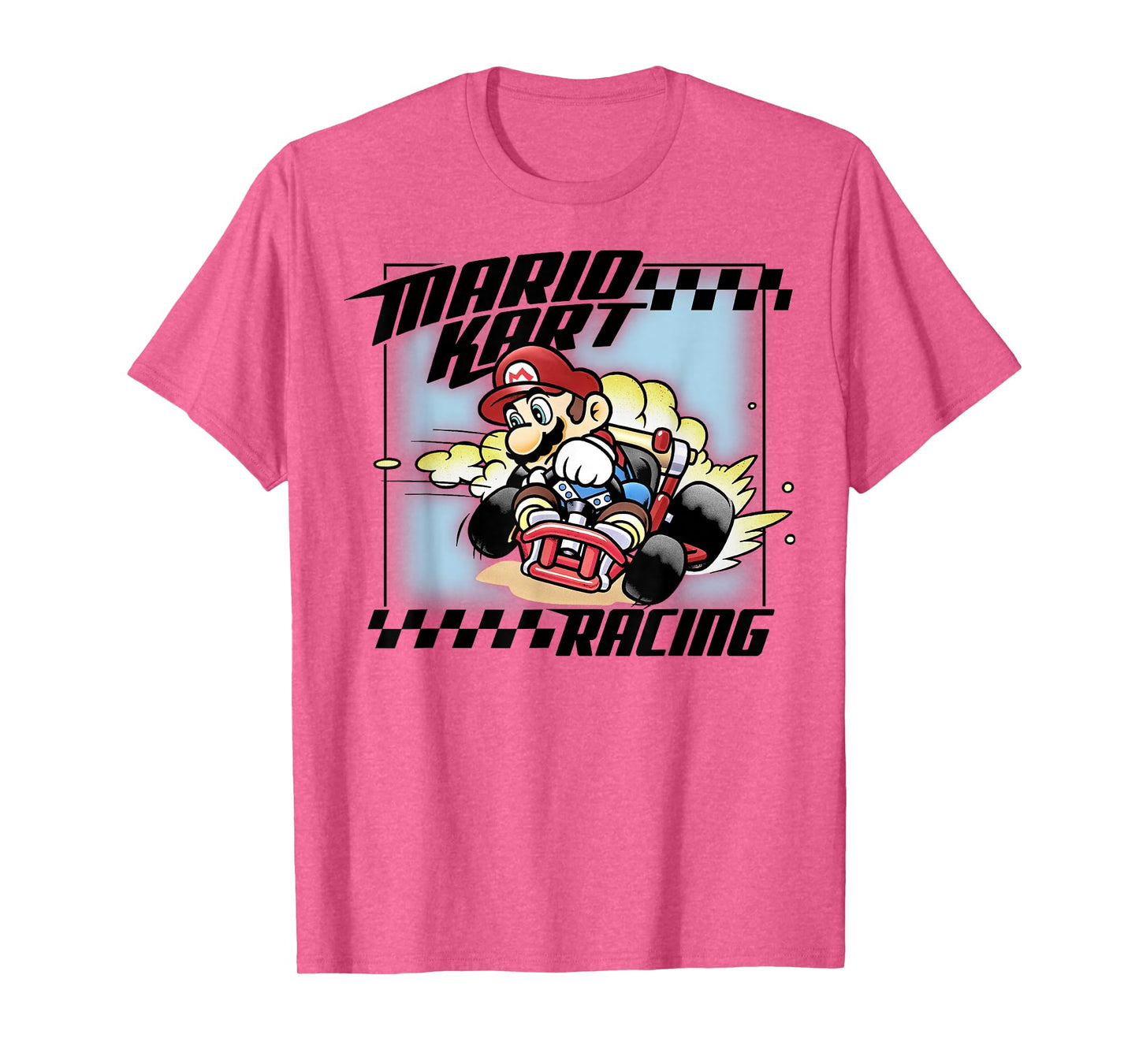 Mario Kart Racing Slide Drift Graphic T-Shirt T-Shirt
