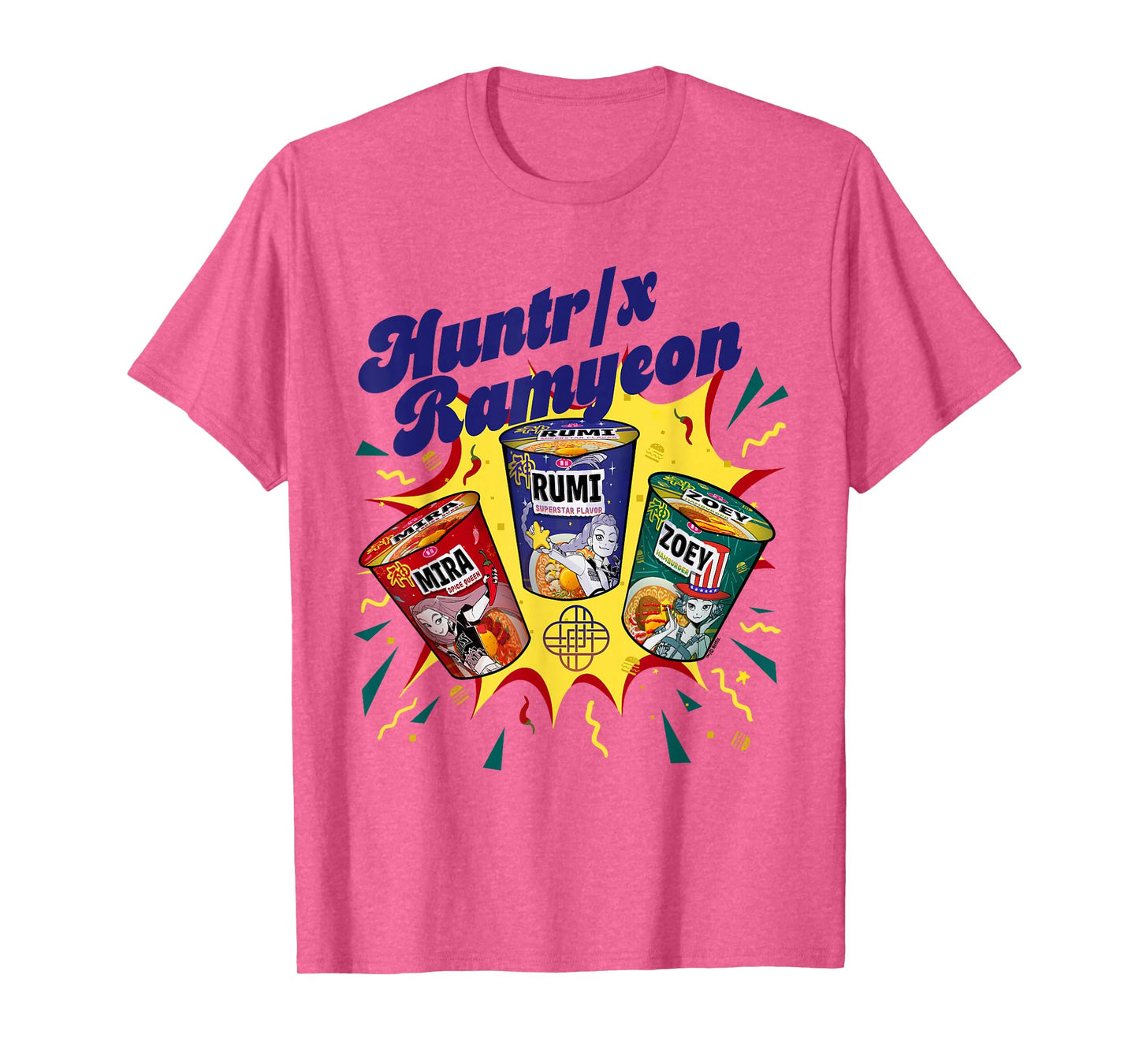 Kpop Demon Hunters HUNTR/X Ramyeon Officially Licensed T-Shirt