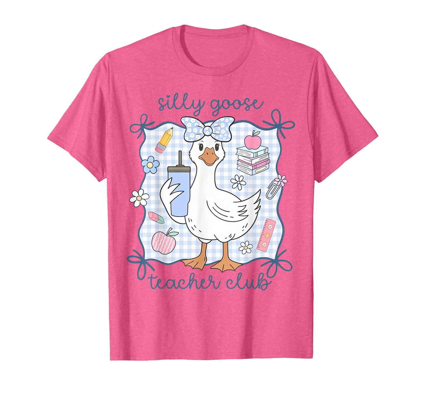 Silly Goose Teacher Club Funny Back to School First Day T-Shirt