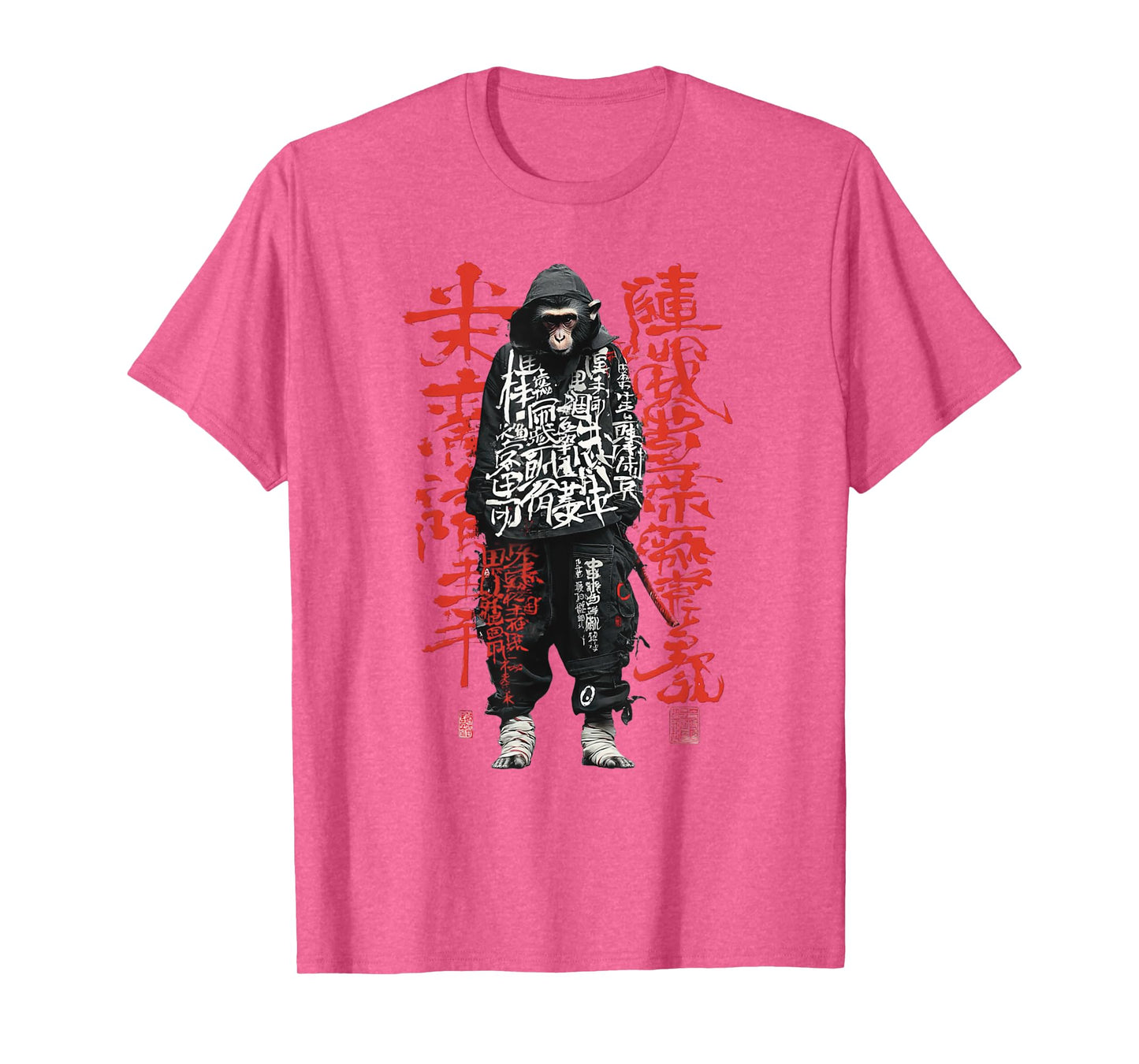Graffiti Monkey Japanese Urban Streetwear T-Shirt