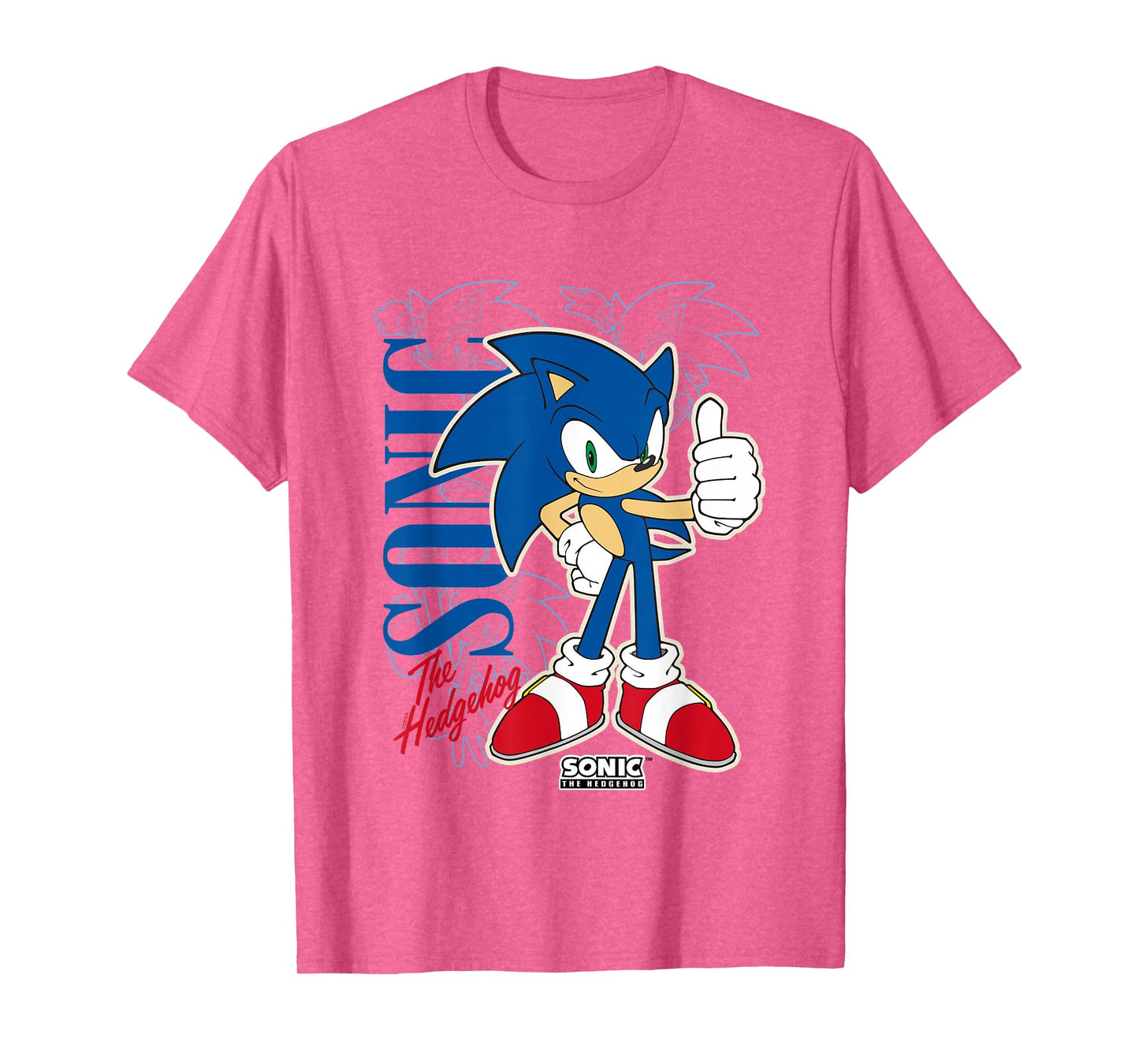 Sonic The Hedgehog Thumbs Up Retro Shot T-Shirt