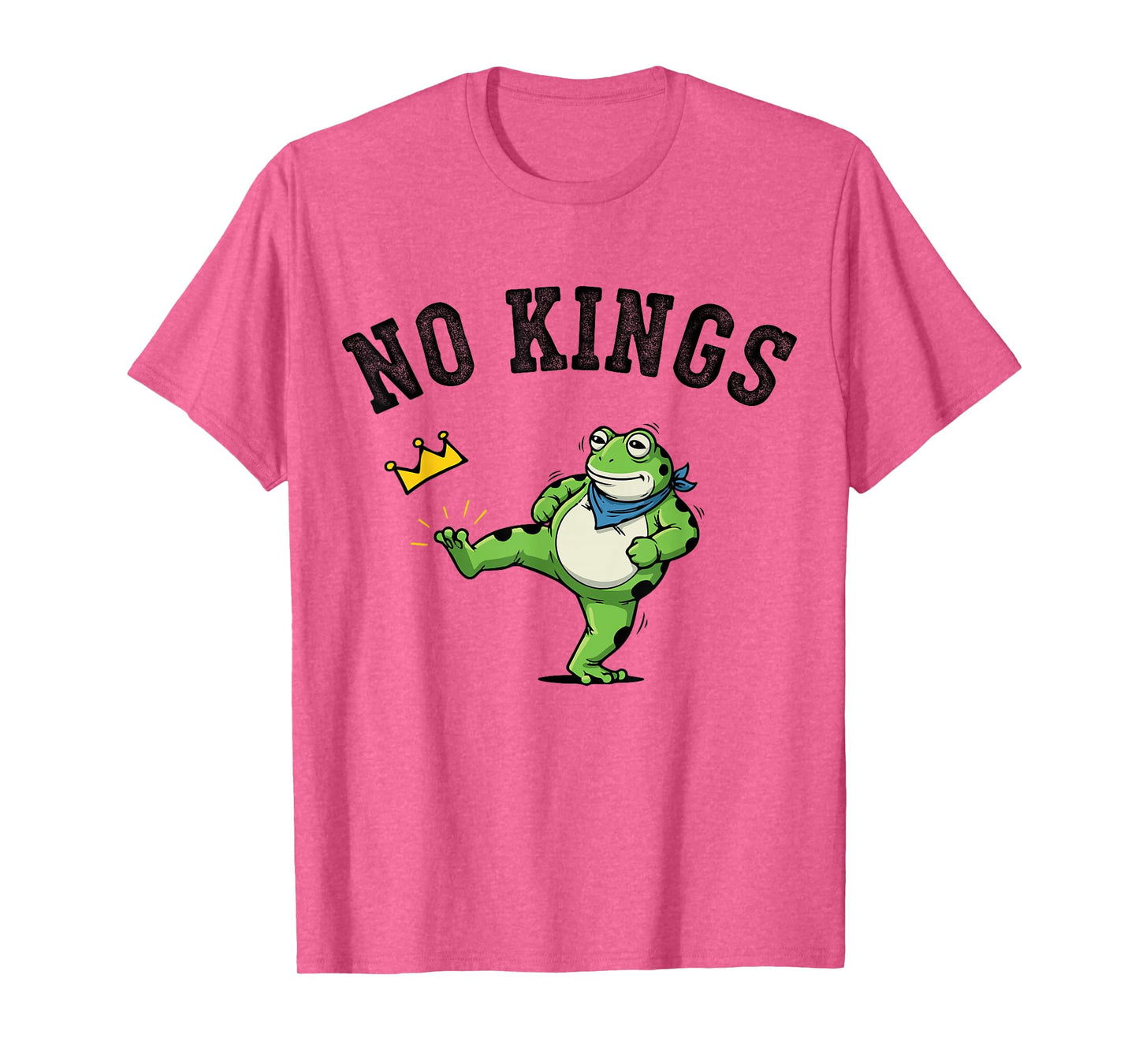 Frog Protest No Kings in America Since 1776 Resist Portland T-Shirt