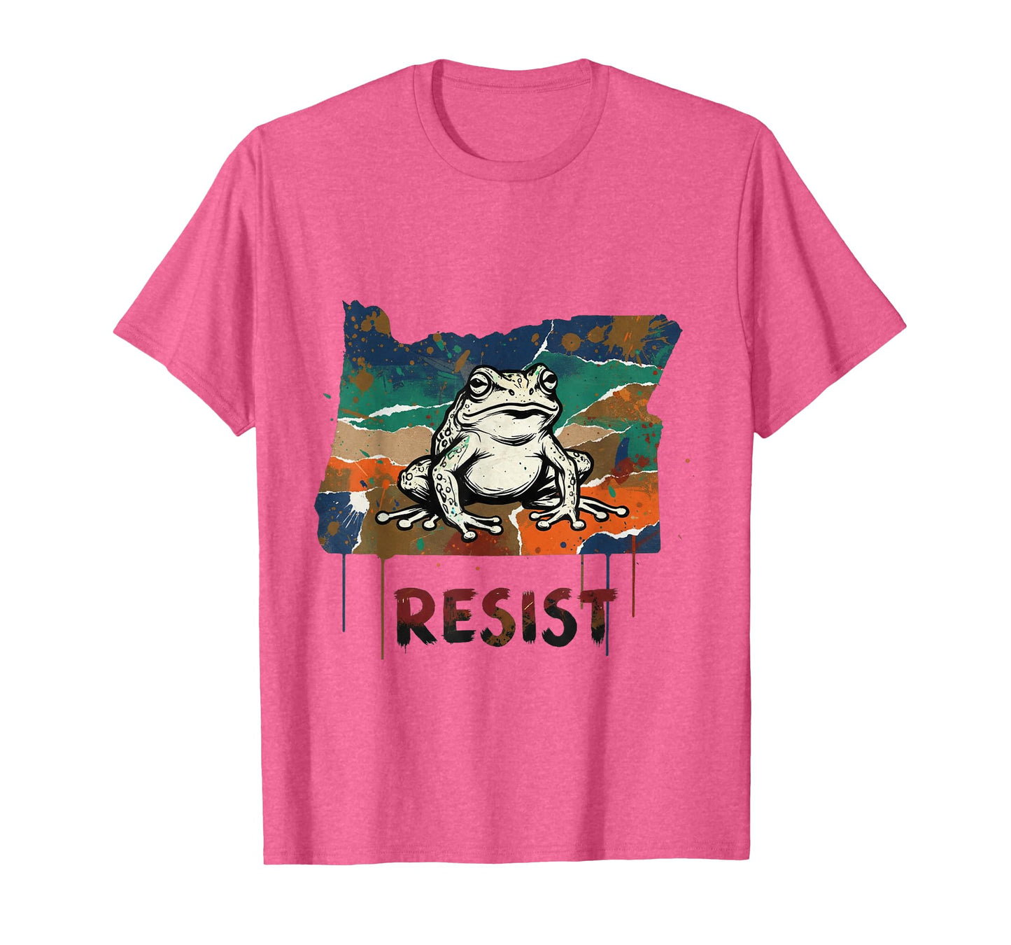 Portland Frog Protest Shirt Funny Portland Frog T-Shirt