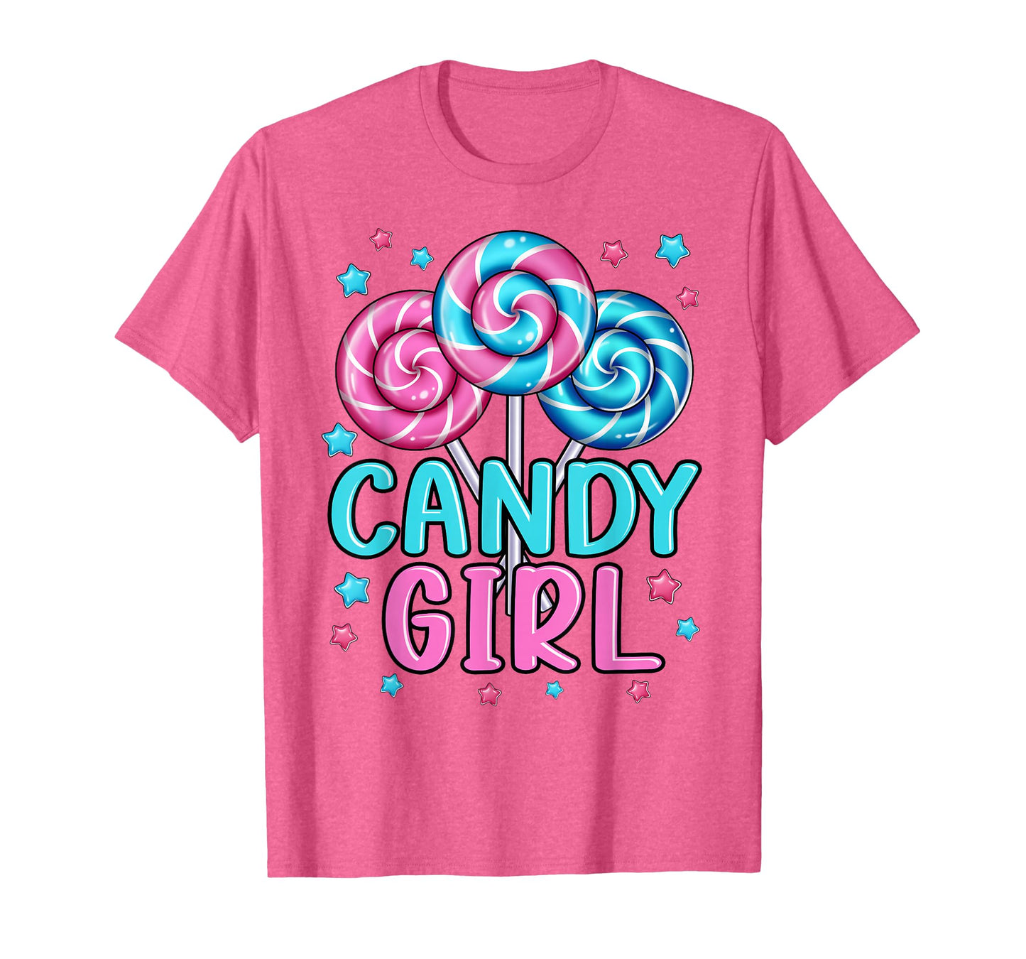 Cute Lollipop Candy Design for Women Girl Toddler Kids T-Shirt