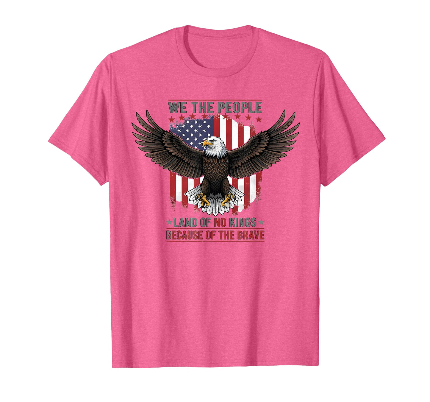 Funny No Kings Tee America Vintage Flag No Kings Day T-Shirt
